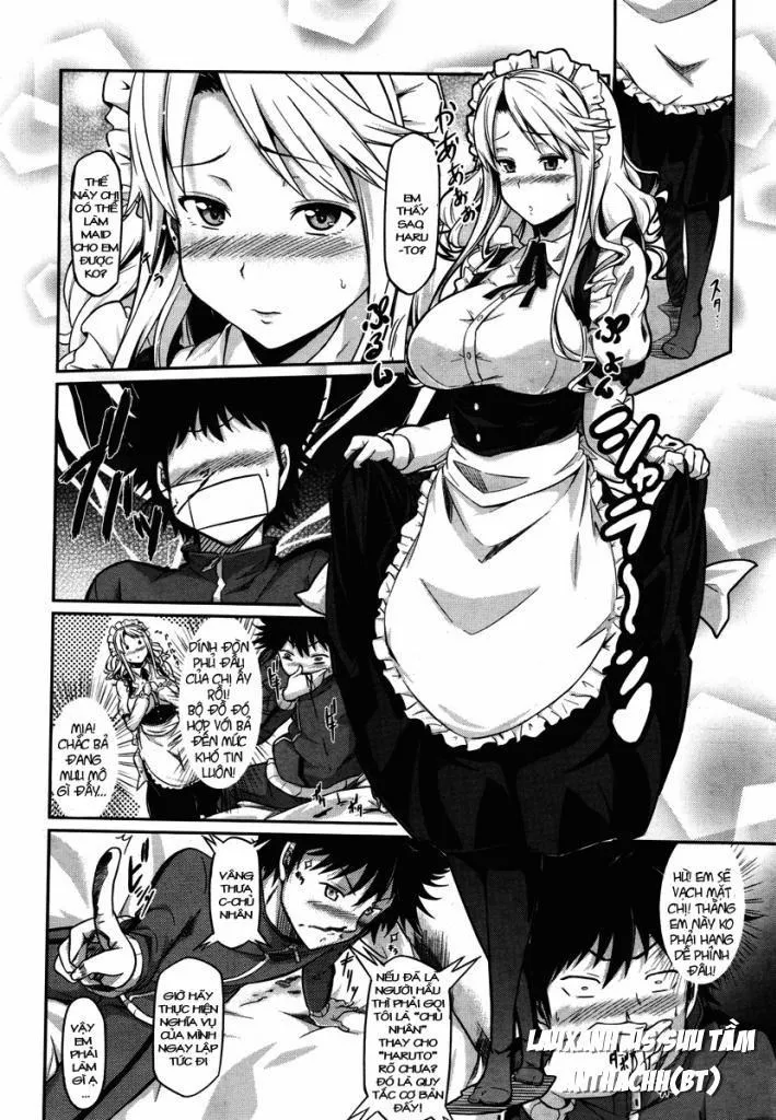 HentaiVN.net - Ảnh 8 - Big Sister Heart and Spring Sky - Chap 1