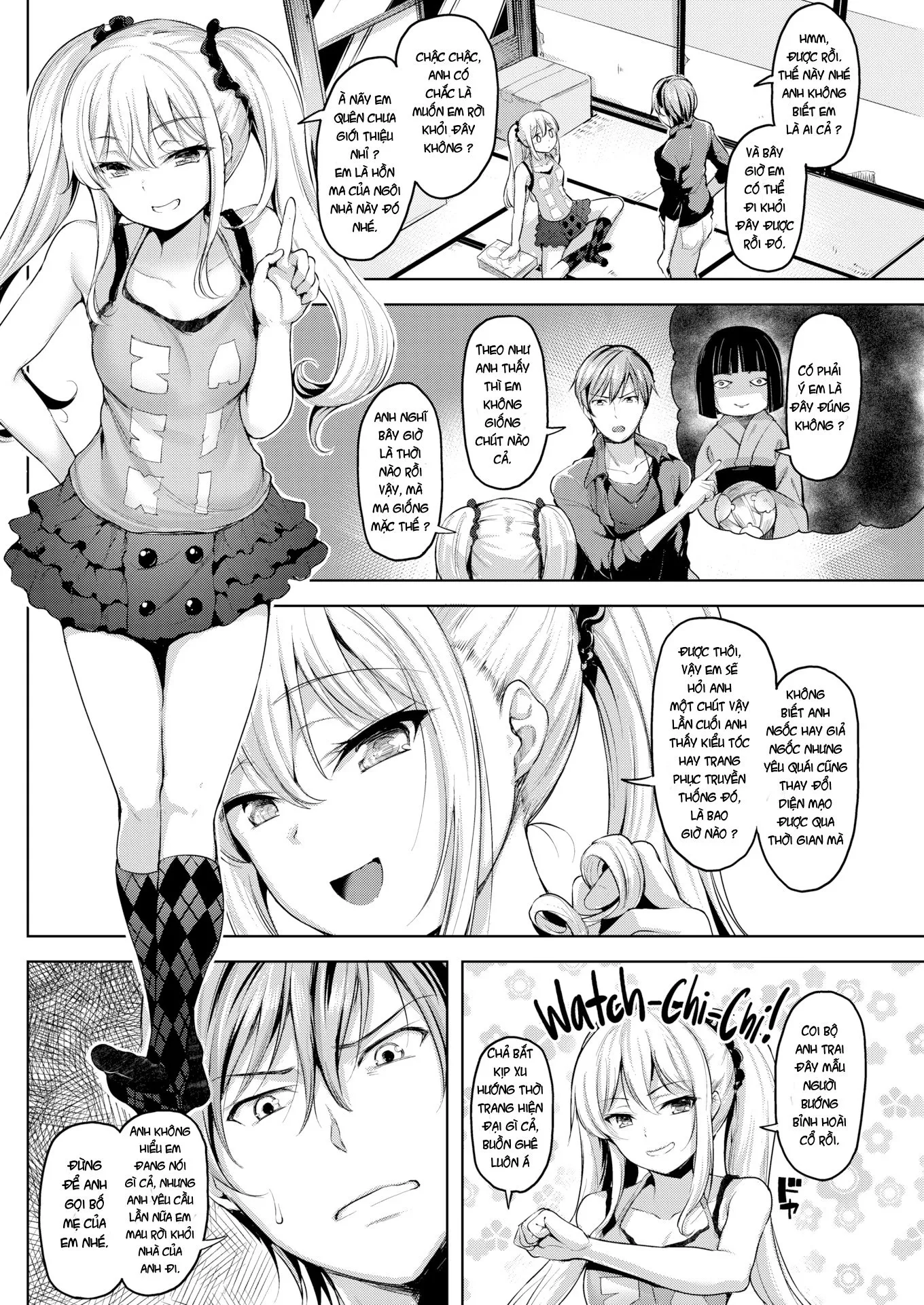 HentaiVN.net - Ảnh 3 - Linh hồn mùa xuân [Spring Warashi] - Chap 1