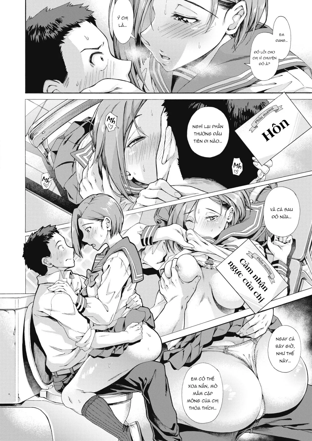 HentaiVN.net - Ảnh 13 - Shishunki no Ritomasu [The Litmus of Adolescence] - Chap 1