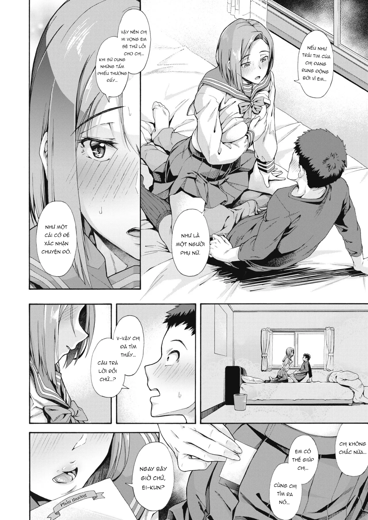 HentaiVN.net - Ảnh 23 - Shishunki no Ritomasu [The Litmus of Adolescence] - Chap 1