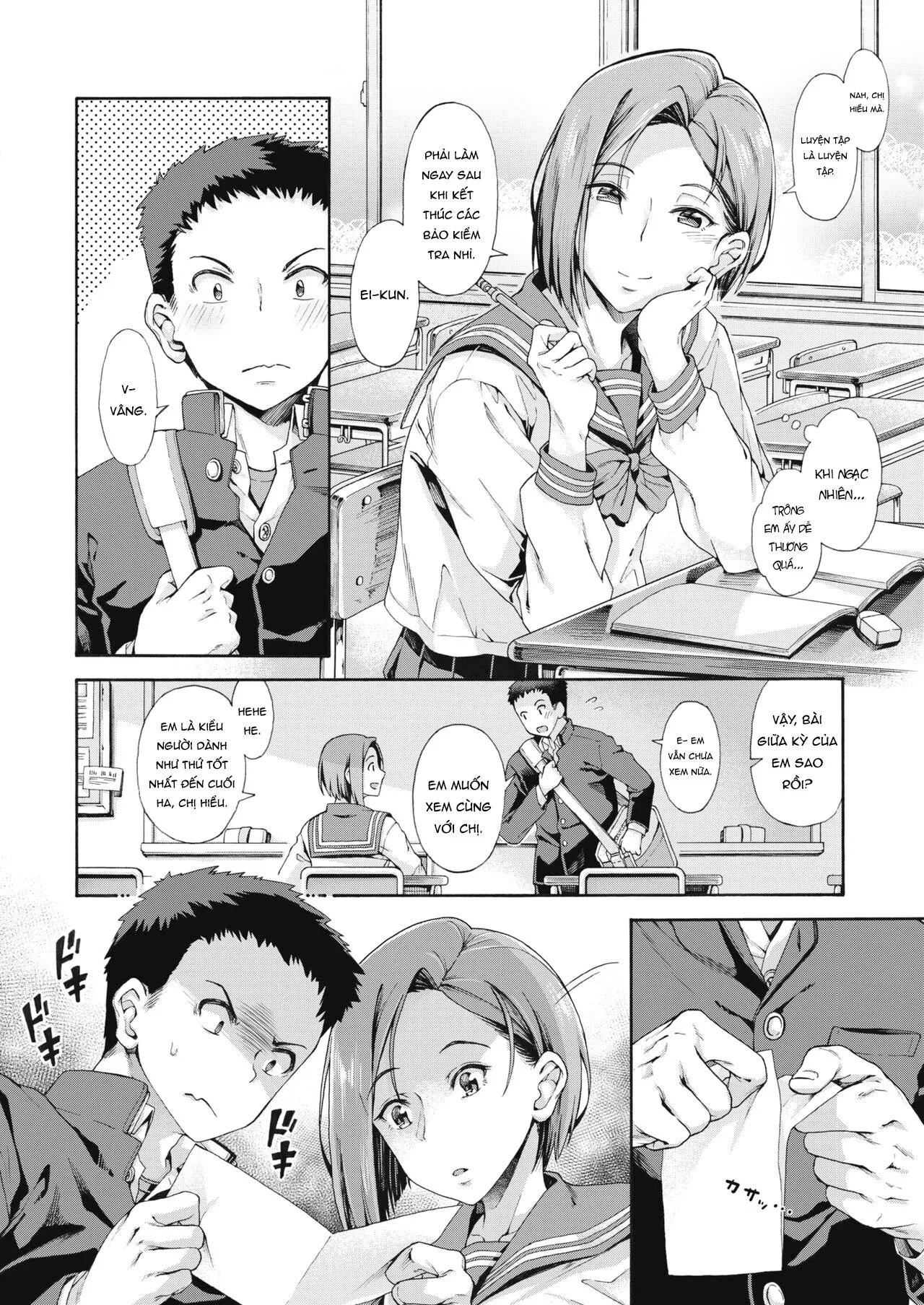 HentaiVN.net - Ảnh 3 - Shishunki no Ritomasu [The Litmus of Adolescence] - Chap 1