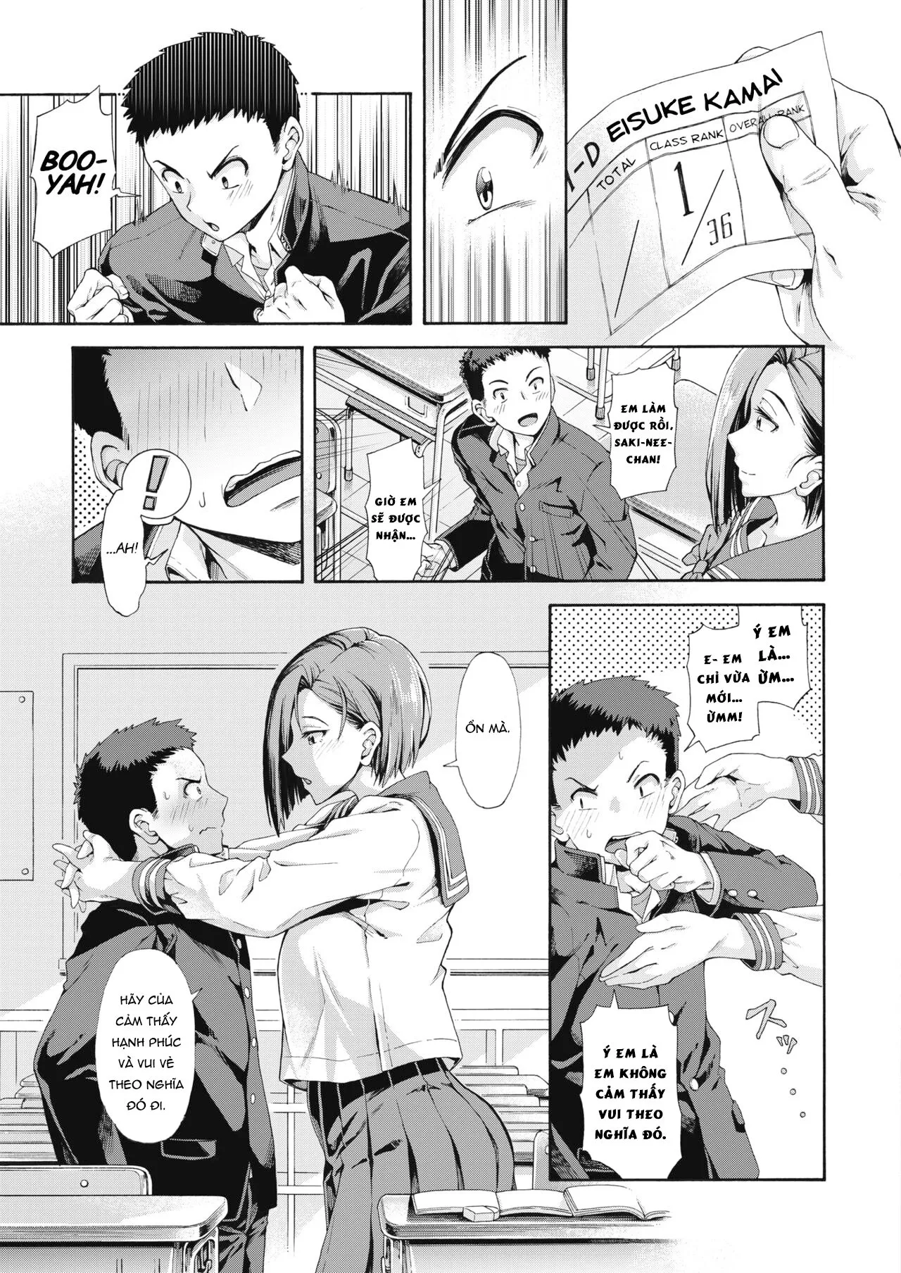 HentaiVN.net - Ảnh 4 - Shishunki no Ritomasu [The Litmus of Adolescence] - Chap 1