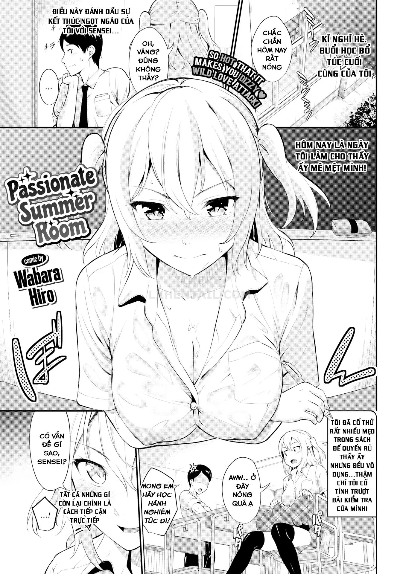 HentaiVN.net - Ảnh 5 - Passionate Summer Room [Comic Bavel 2019-11] - Chap 1
