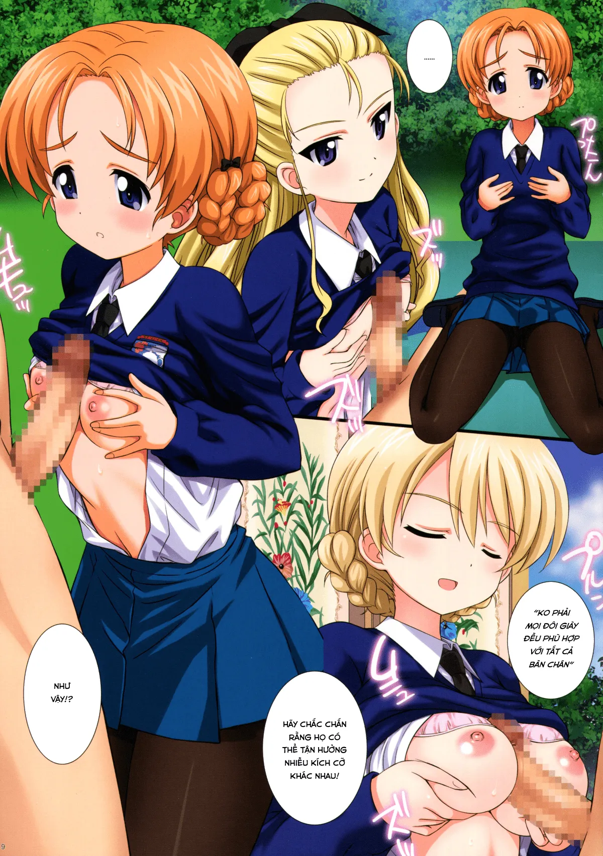 HentaiVN.net - Ảnh 11 - Gochuumon wa Koucha desu ka? (Girls und Panzer) - Chap 1