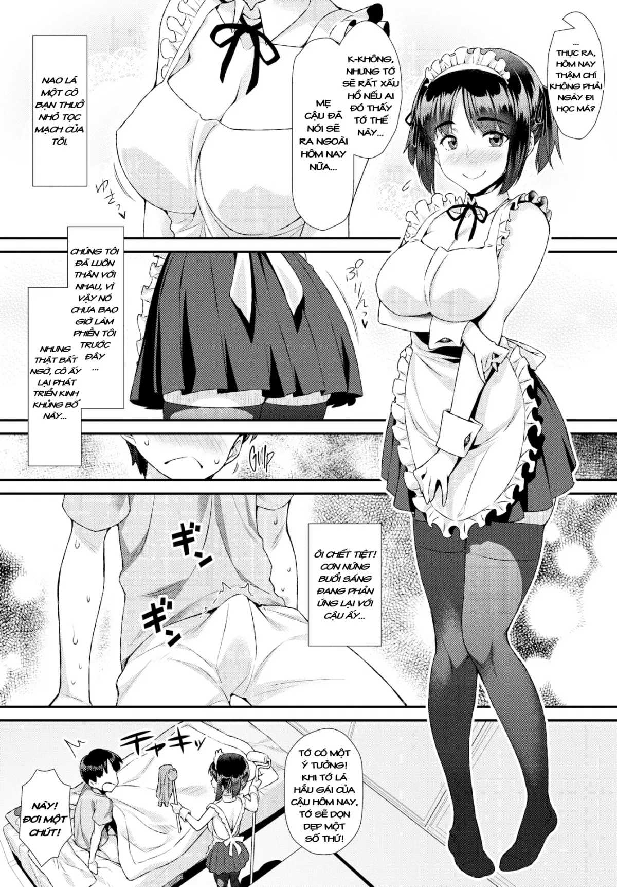HentaiVN.net - Ảnh 4 - Home Maid - Chap 1