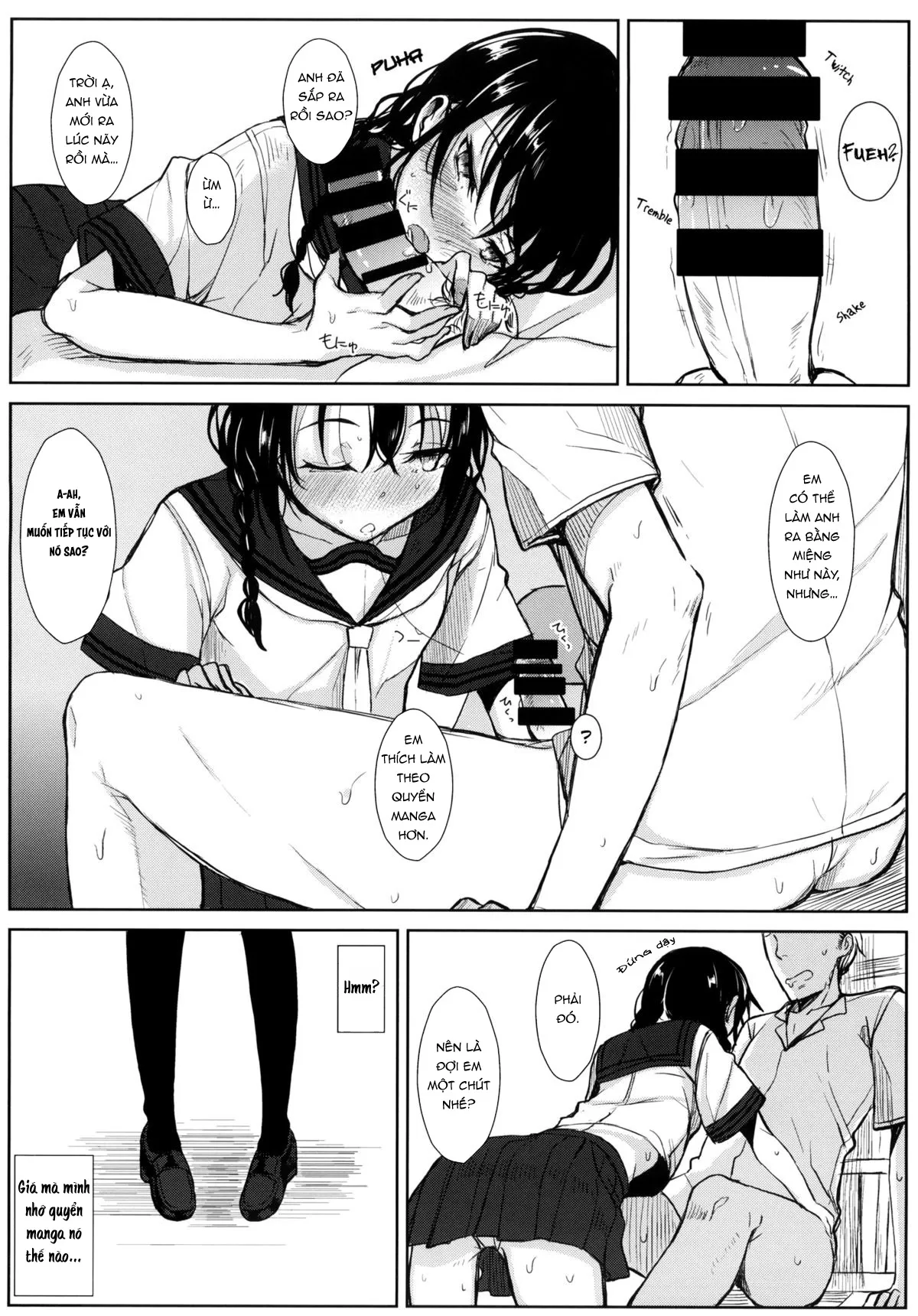 HentaiVN.net - Ảnh 10 - Kouhai-chan ni Eroi Koto sareru Hon - Chap 1