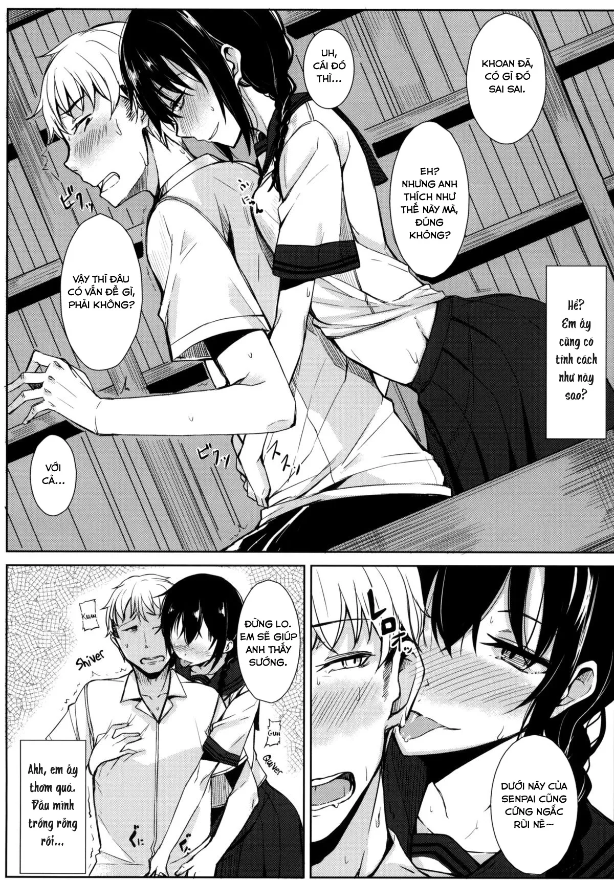 HentaiVN.net - Ảnh 5 - Kouhai-chan ni Eroi Koto sareru Hon - Chap 1