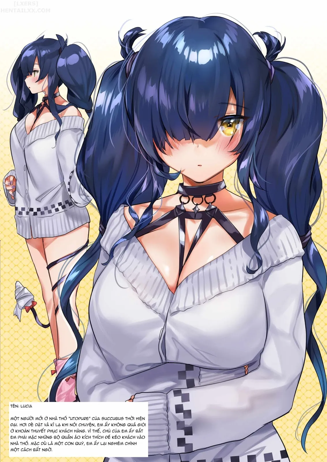 HentaiVN.net - Ảnh 4 - Recharge with Newbie Succubus Lucia's Breasts - Chap 1
