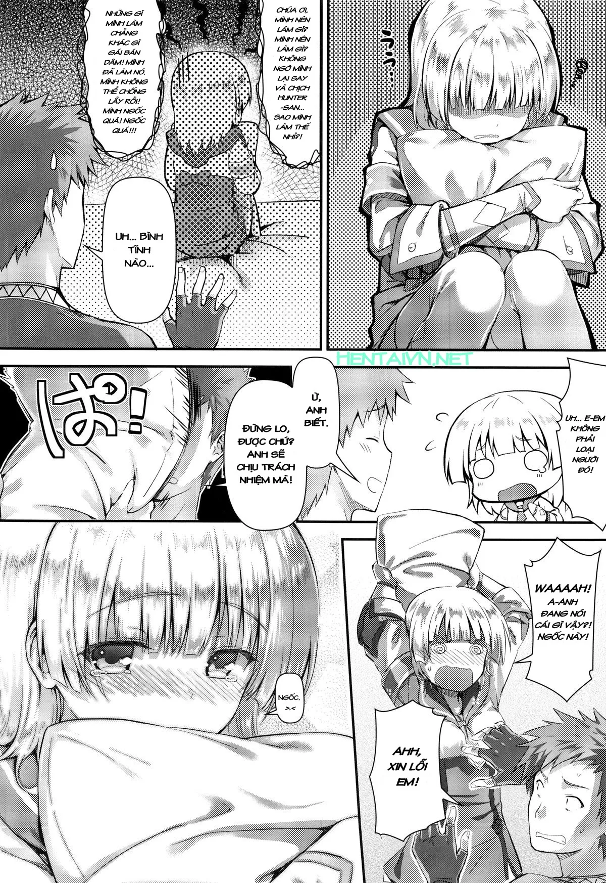 HentaiVN.net - Ảnh 18 - Kinkyuu Quest [Monster Hunter] - Chap 1