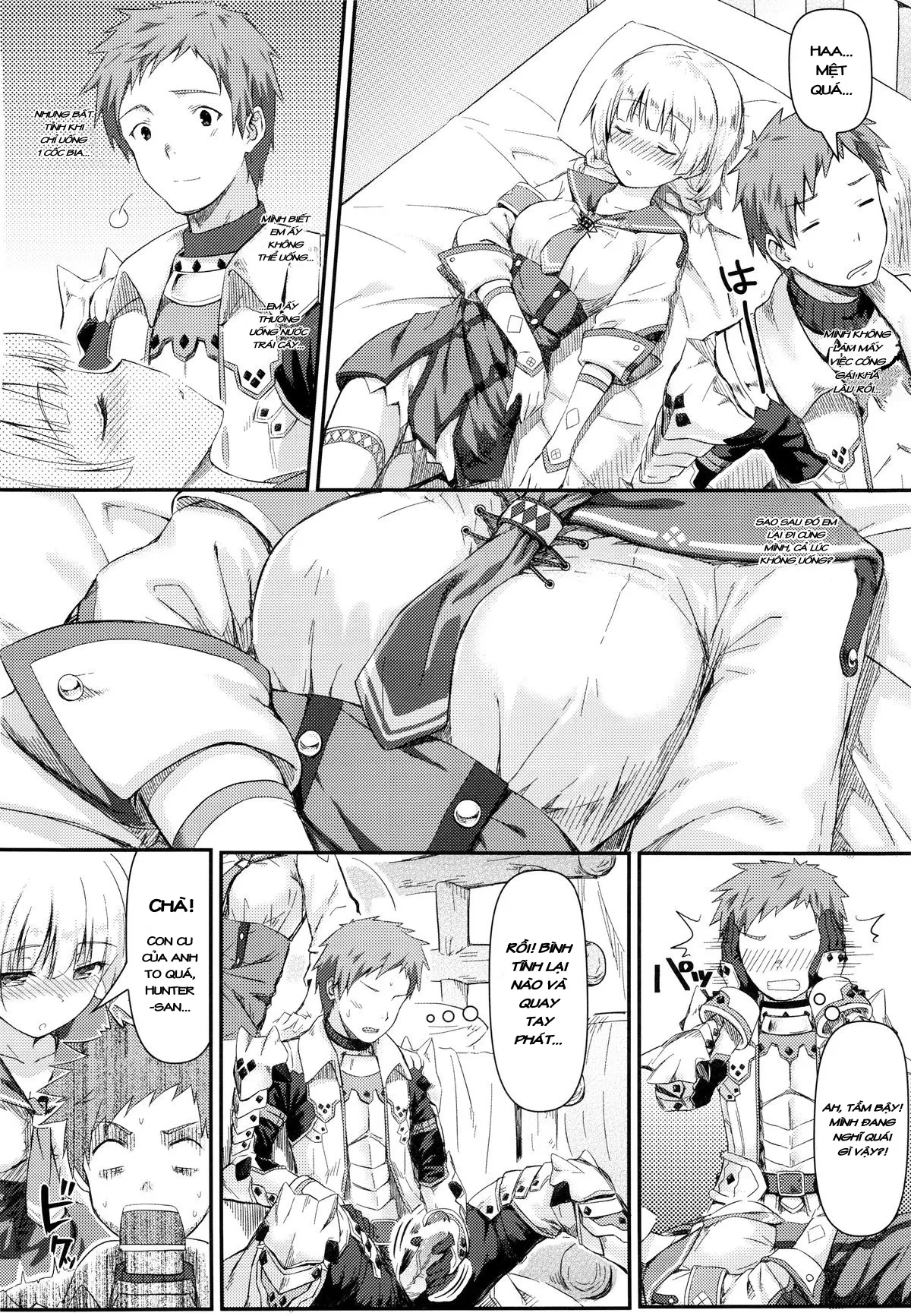 HentaiVN.net - Ảnh 7 - Kinkyuu Quest [Monster Hunter] - Chap 2