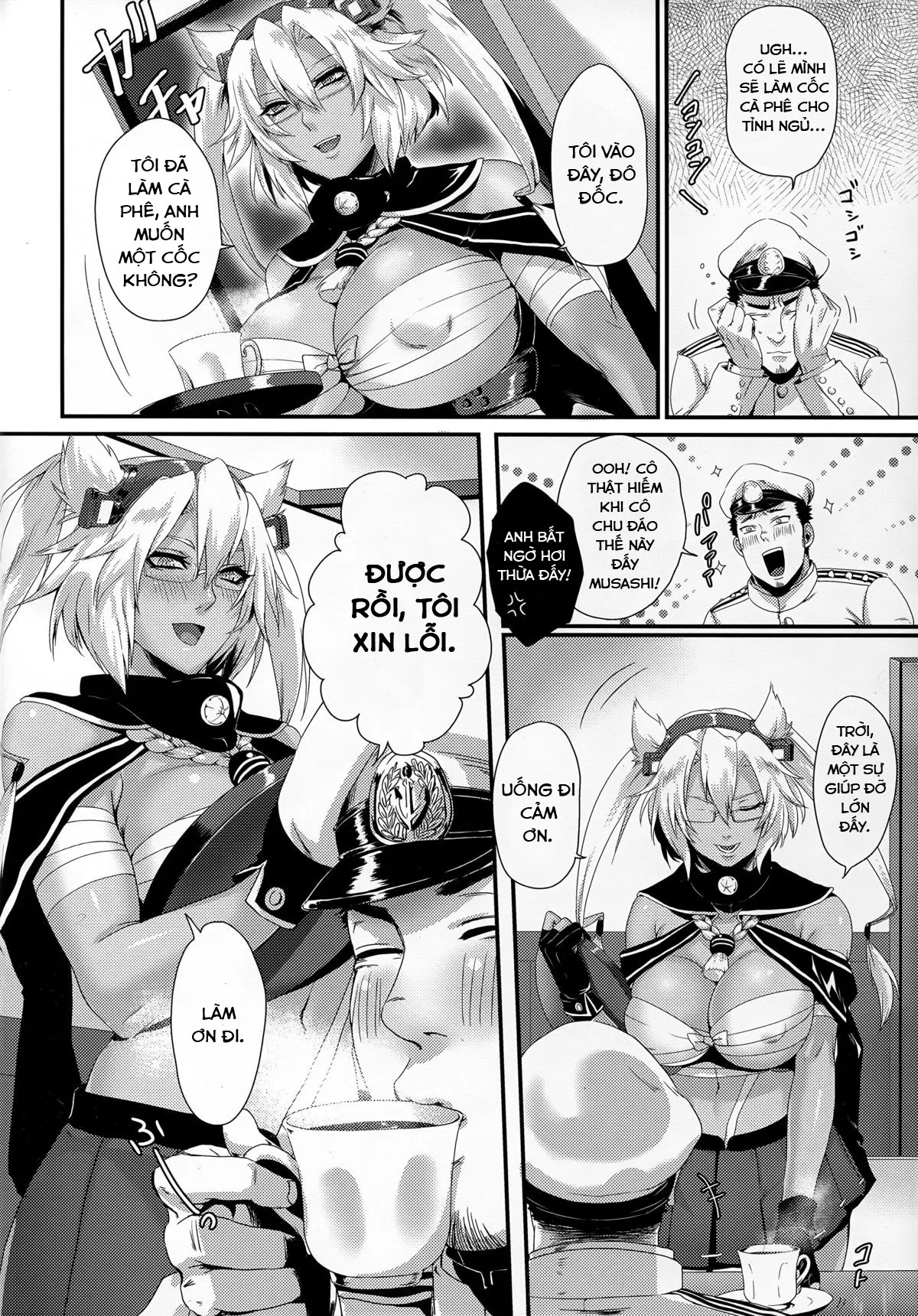 HentaiVN.net - Ảnh 7 - Dụ đô đốc uống xích thố vương [Okusuri no Jikan] - Chap 1