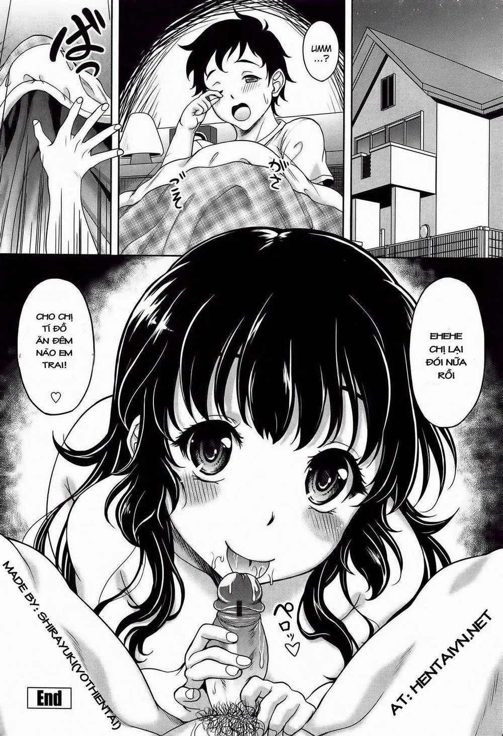 HentaiVN.net - Ảnh 18 - Bà chị tham ăn của tôi [Kuishin-nee Banbanzai] - Chap 1