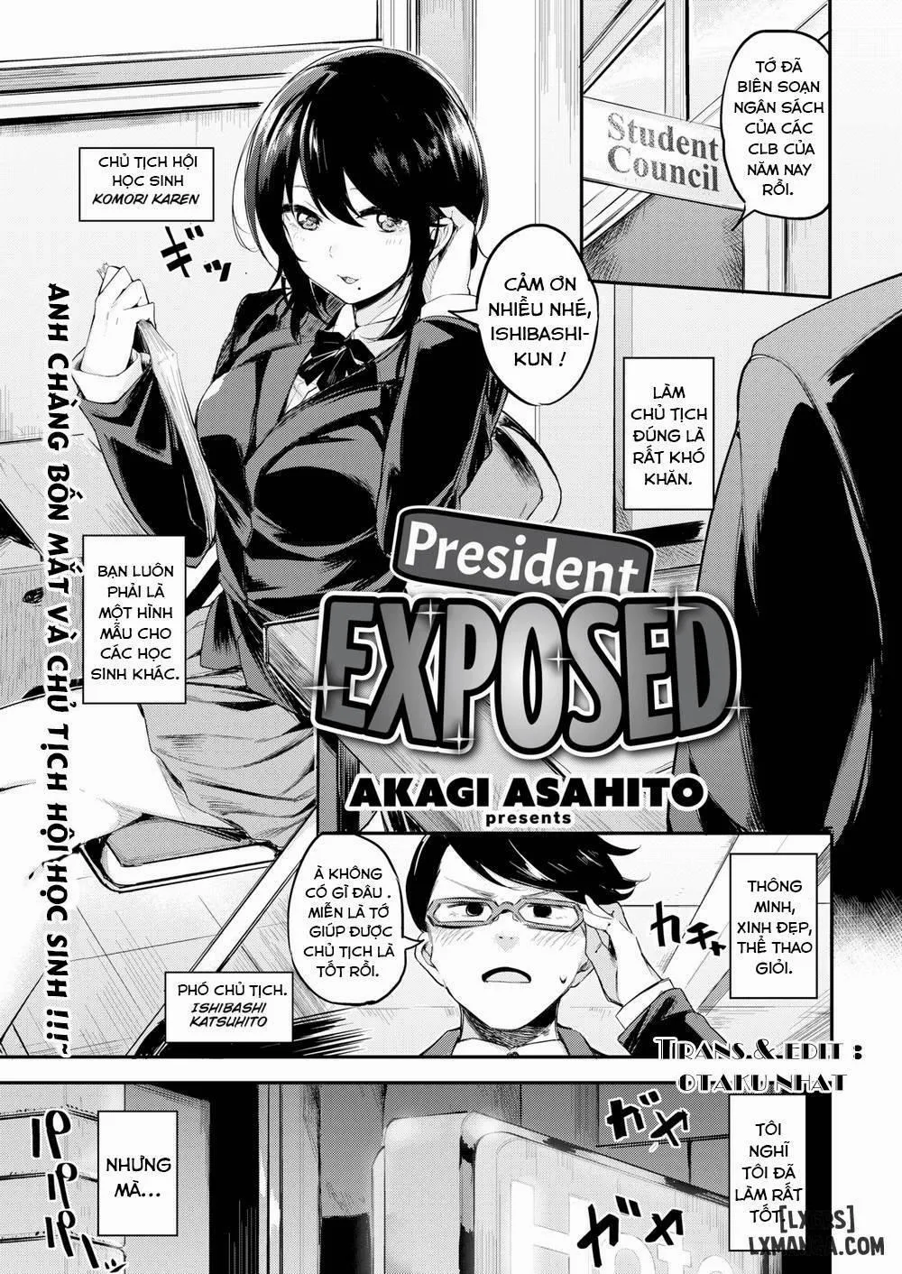 HentaiVN.net - Ảnh 1 - President Exposed - Chap 1