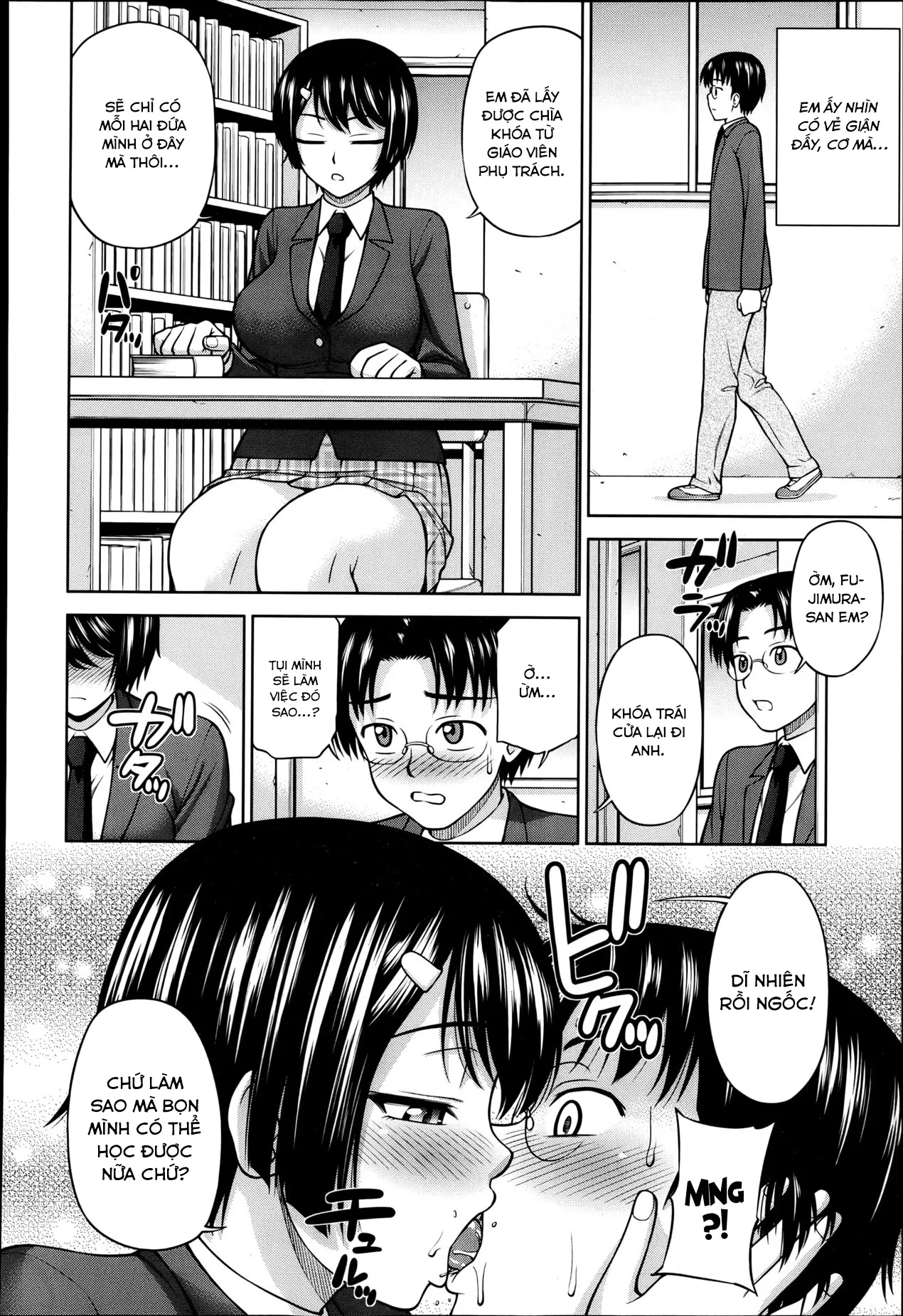 HentaiVN.net - Ảnh 7 - Himitsu no Kaiken [Our Secret Relationship] - Chap 1