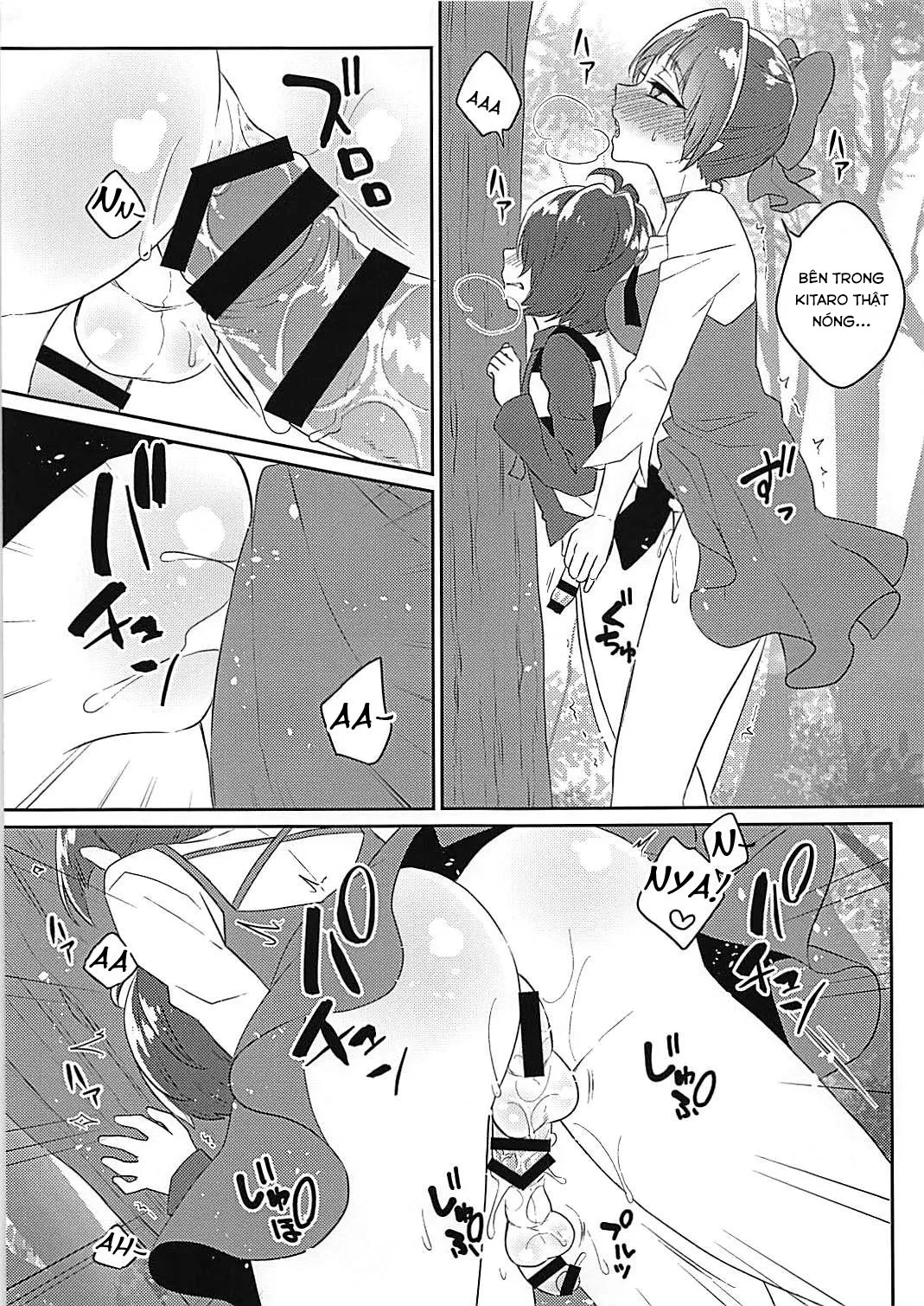 HentaiVN.net - Ảnh 5 - Neko Musume no XX ga Boku yori Dekai (Gegege no Kitarou) [ねこ娘の××が僕よりデカい (ゲゲゲの鬼太郎)] - Chap 1