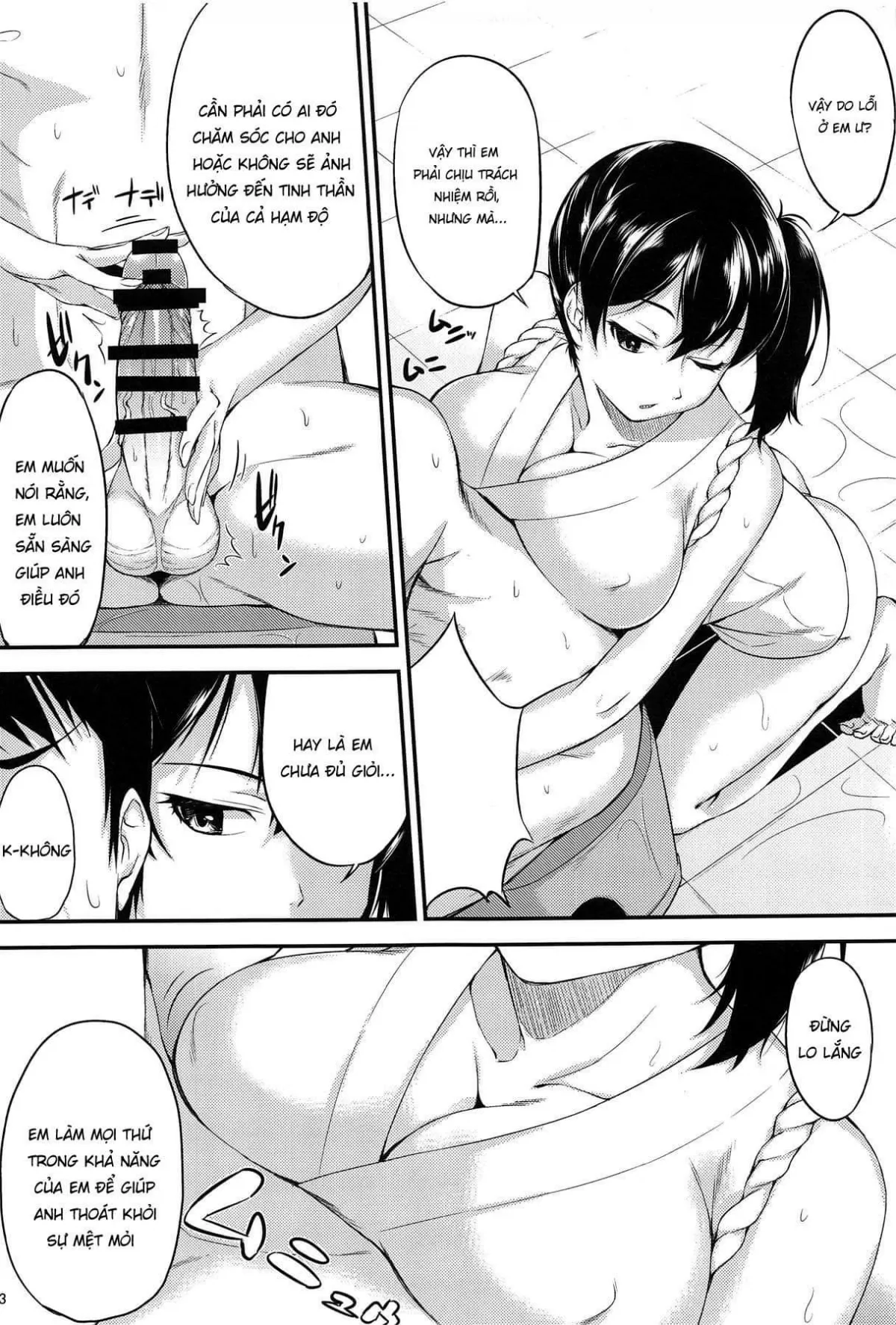 HentaiVN.net - Ảnh 5 - Làm Tình Với Kaga Trong Phòng Tắm (Kantai Collection -KanColle-) [加賀式ストレス解消法 (艦隊これくしょん -艦これ-)] - Chap 1