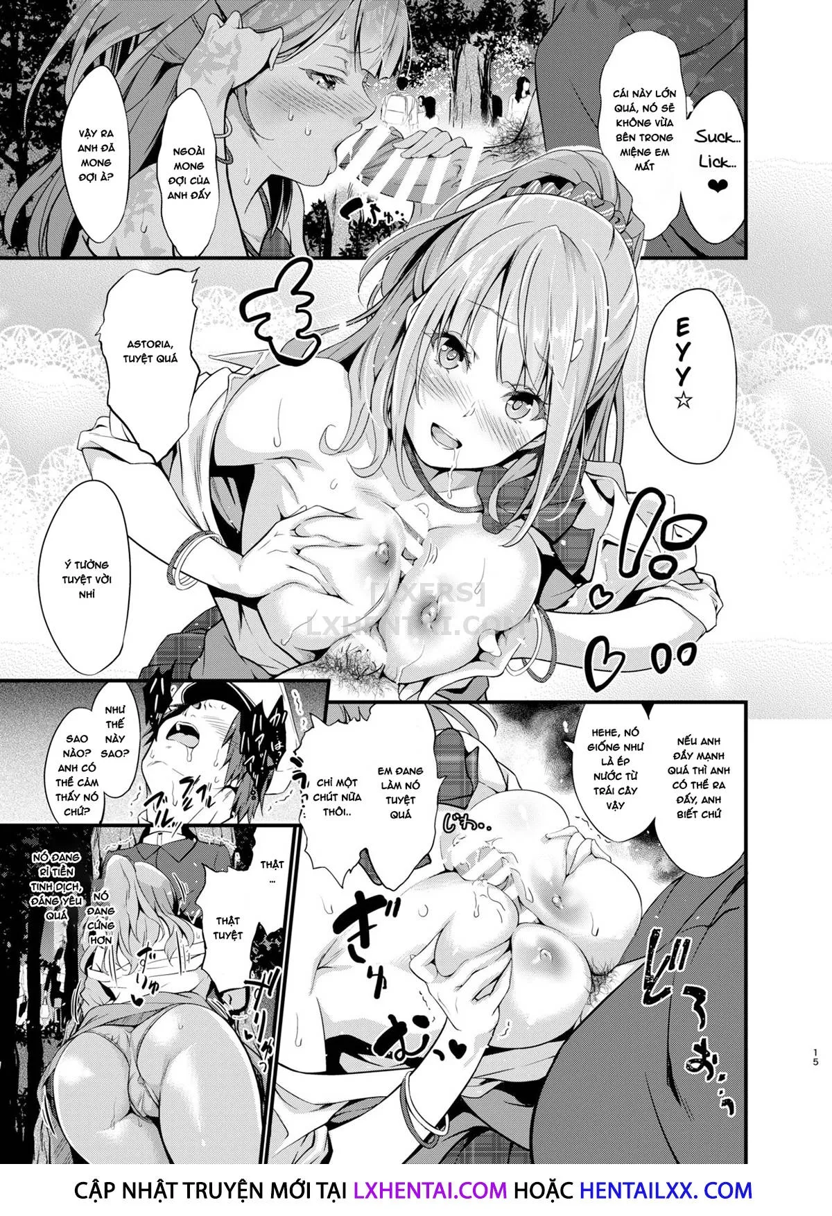 HentaiVN.net - Ảnh 18 - Innocent gal? An illumination date with Astoria [Junjou Gal? Astoria to Illumination Date] - Chap 1