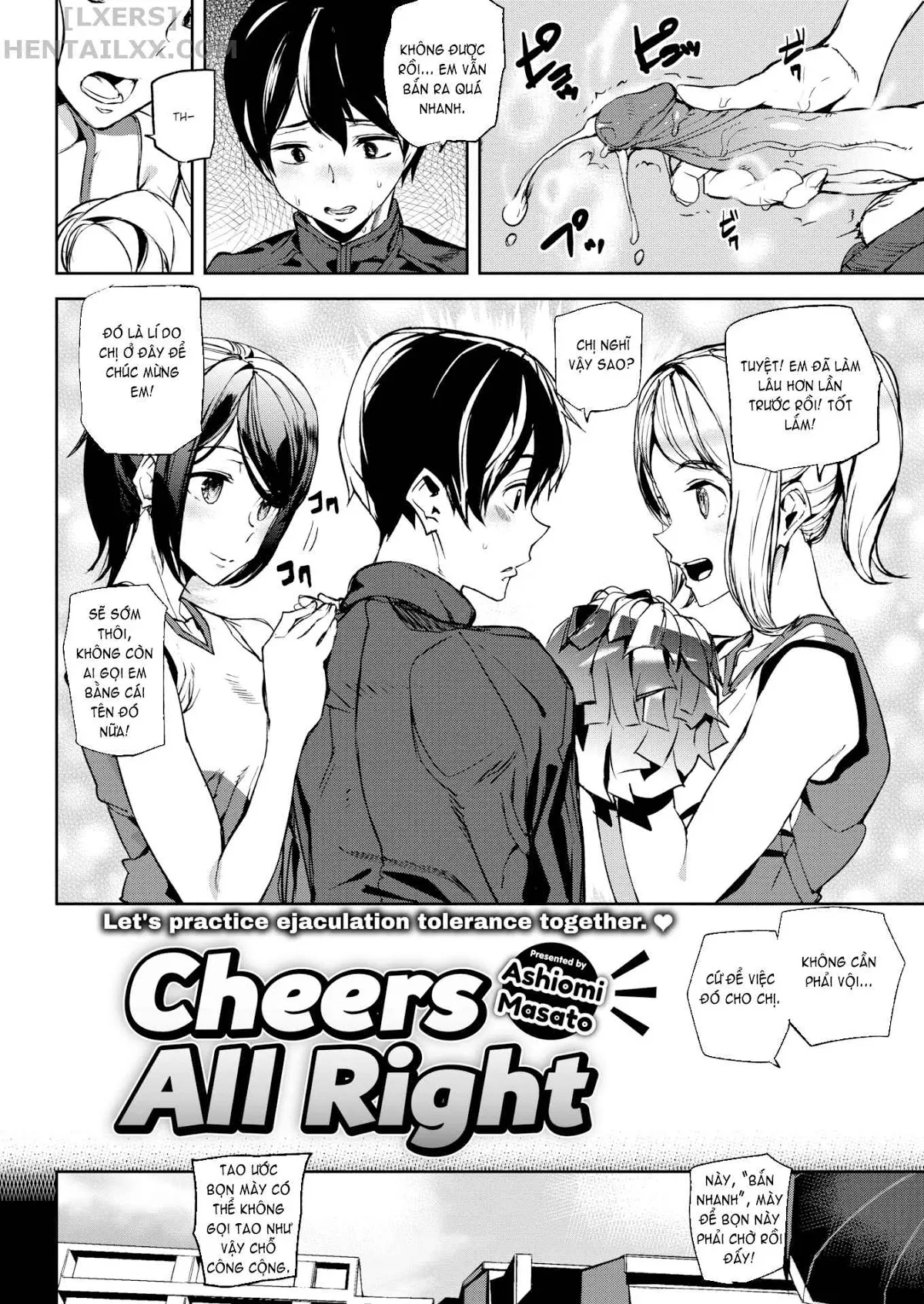 HentaiVN.net - Ảnh 3 - Cheers All Right [Comic Kairakuten 2017-09] - Chap 1