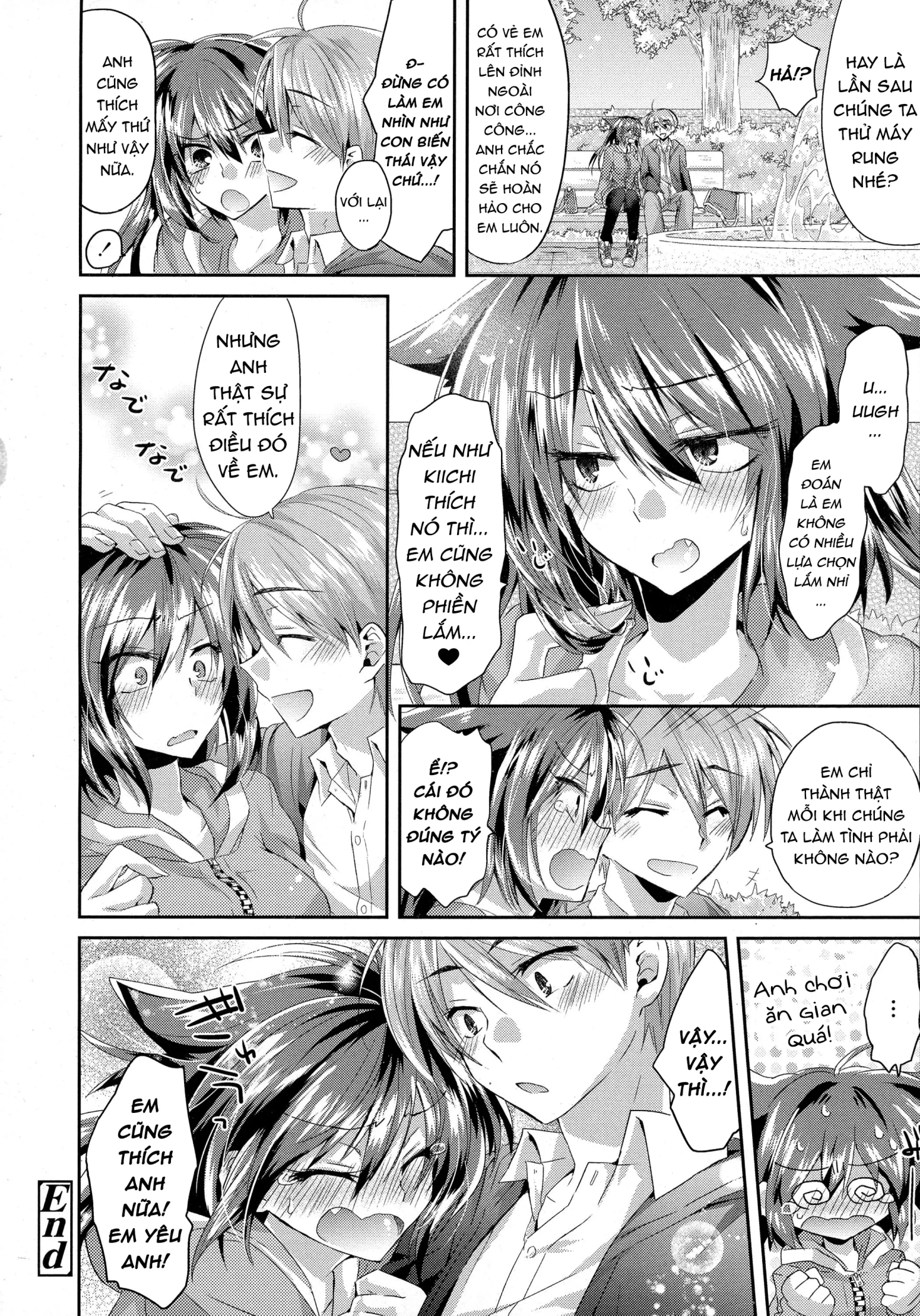 HentaiVN.net - Ảnh 27 - Sarashi na Koigokoro [Exhibitionism Love] - Chap 1