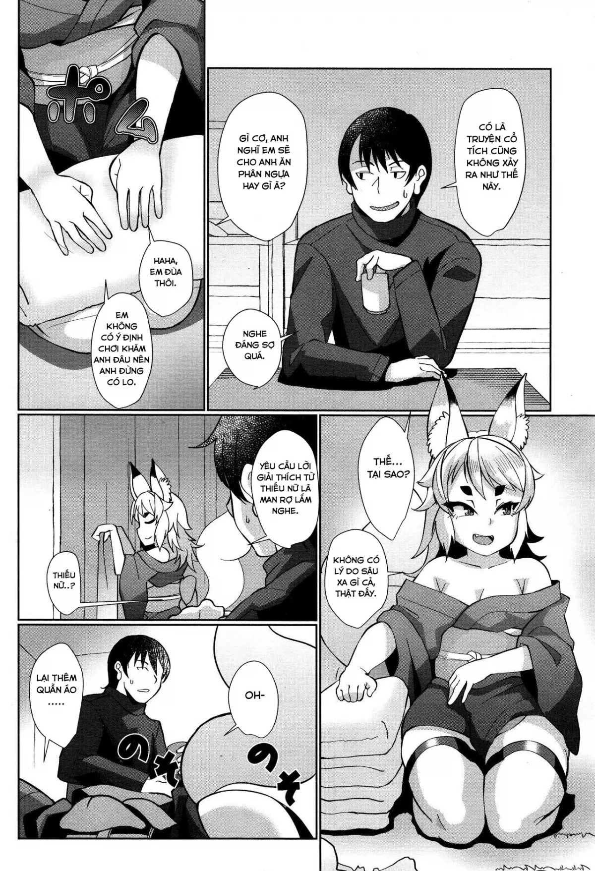 HentaiVN.net - Ảnh 10 - The Uninvited Fox Wife [Oshikake Kitsune Yome] - Chap 1