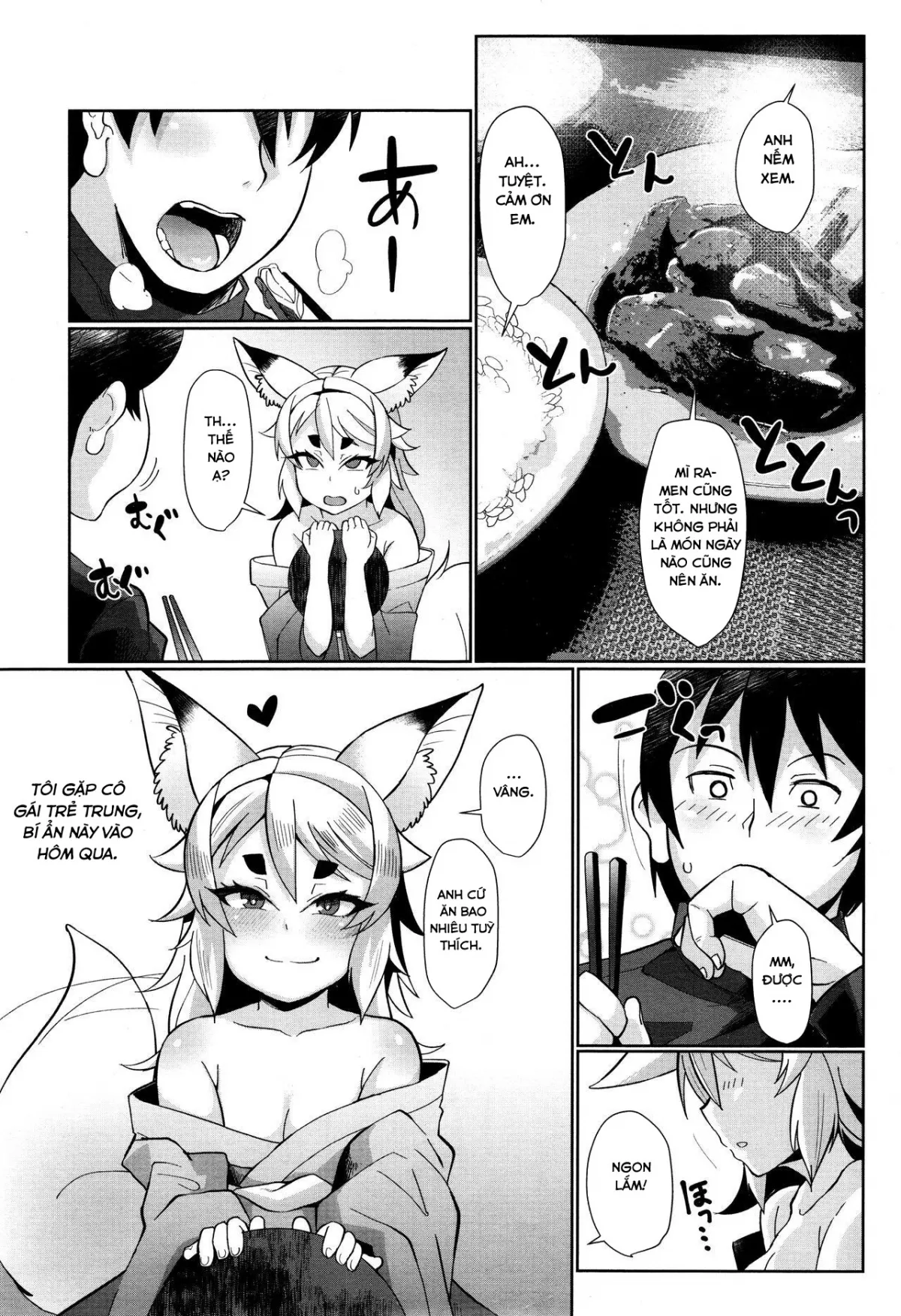 HentaiVN.net - Ảnh 7 - The Uninvited Fox Wife [Oshikake Kitsune Yome] - Chap 1