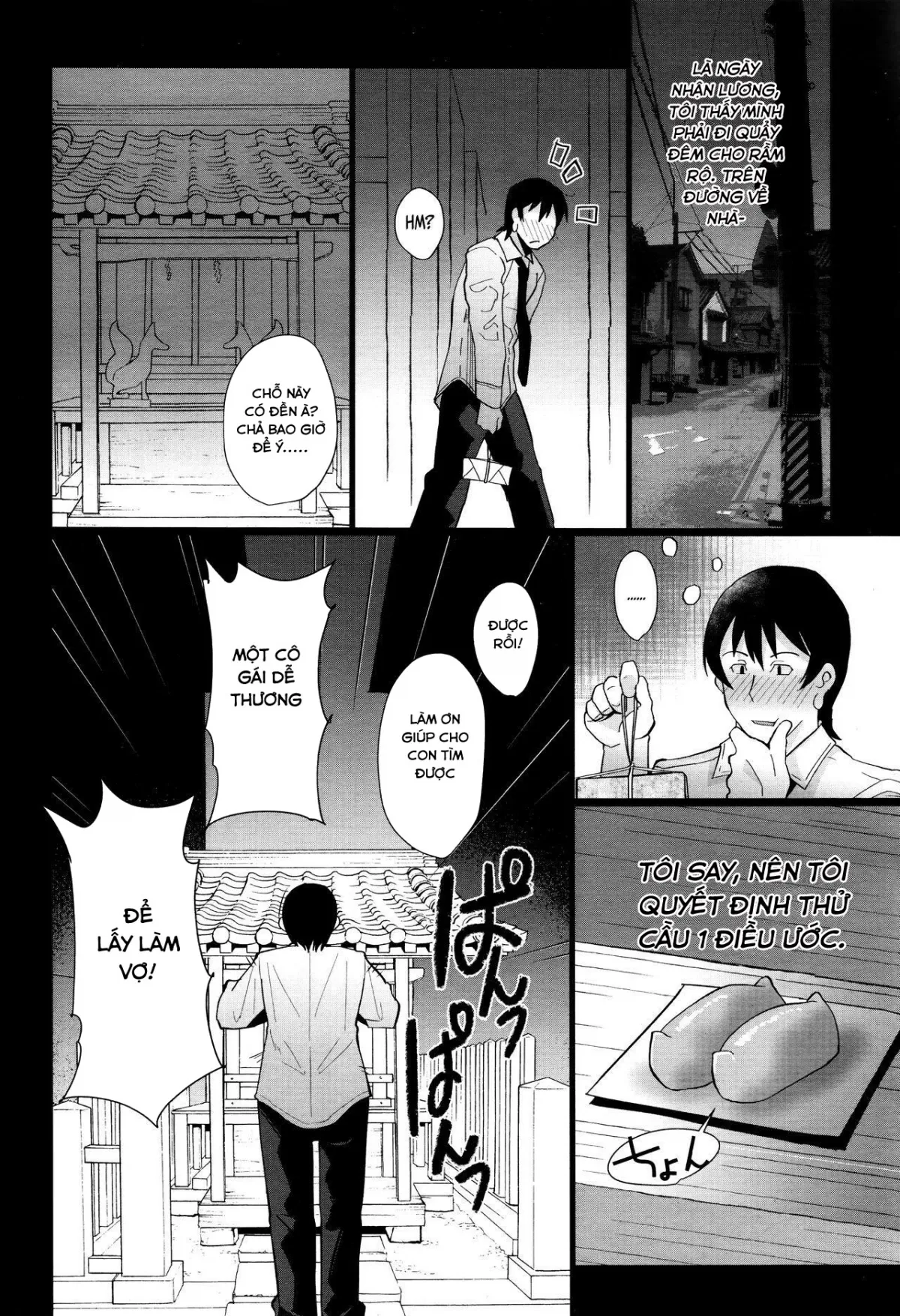 HentaiVN.net - Ảnh 8 - The Uninvited Fox Wife [Oshikake Kitsune Yome] - Chap 1