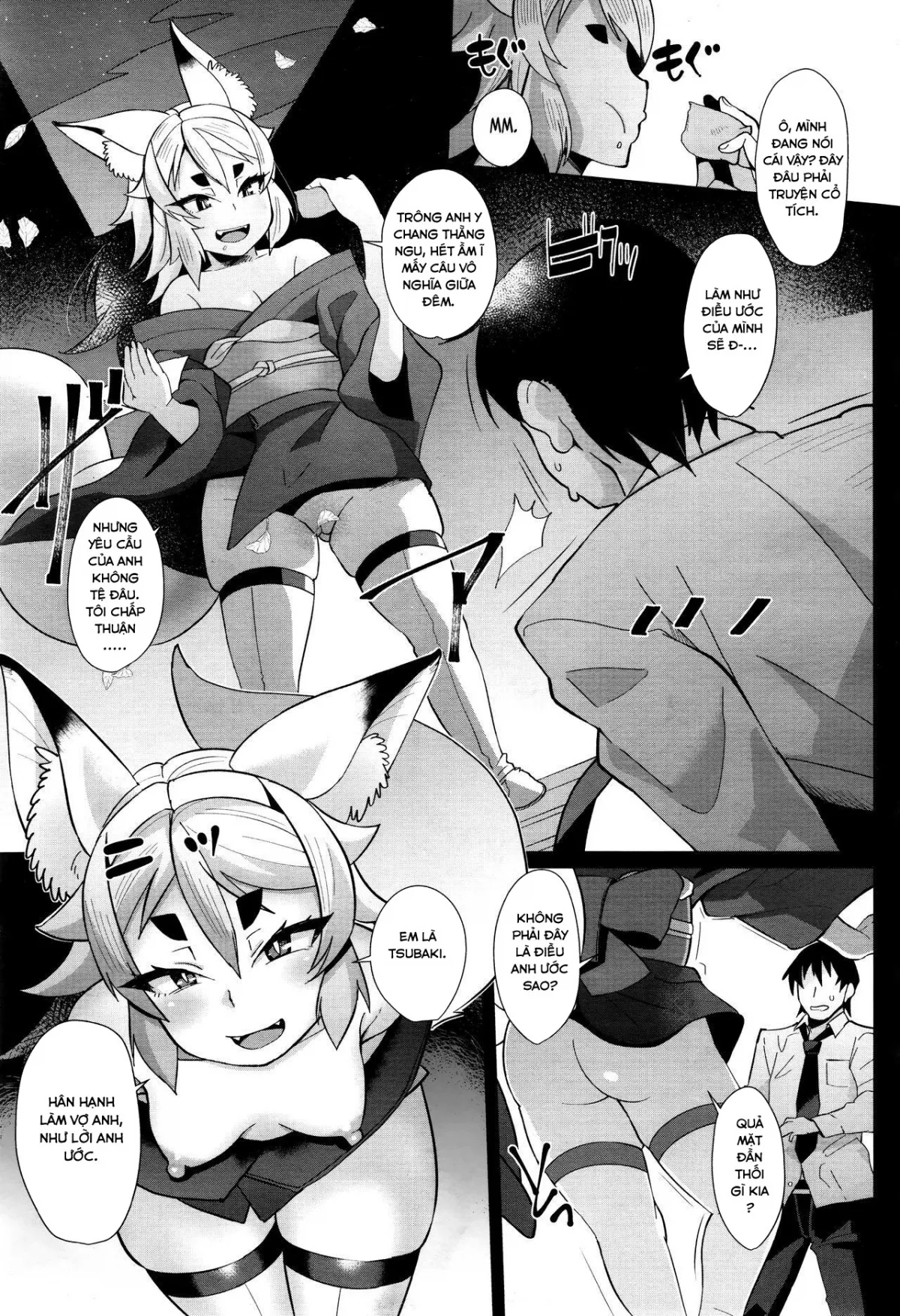 HentaiVN.net - Ảnh 9 - The Uninvited Fox Wife [Oshikake Kitsune Yome] - Chap 1