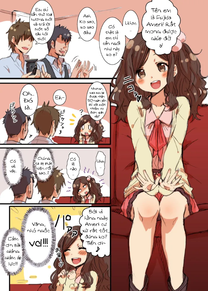 HentaiVN.net - Ảnh 4 - Ameri-chan's Dream [Giấc mơ của Ameri-chan] - Chap 1