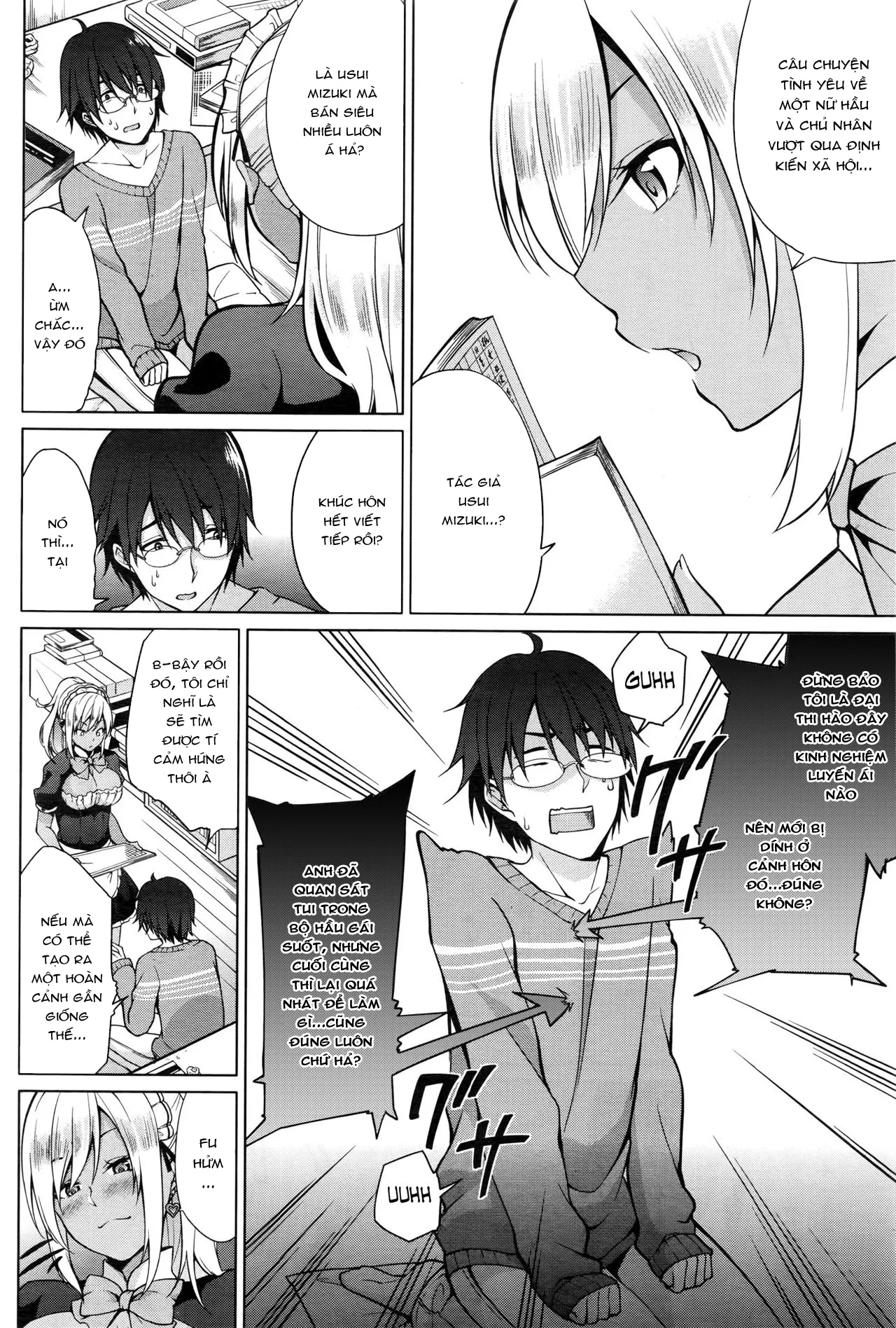 HentaiVN.net - Ảnh 10 - Gohoushi Shimasu! [Em Sẽ Phục Vụ Ngài!] - Chap 1