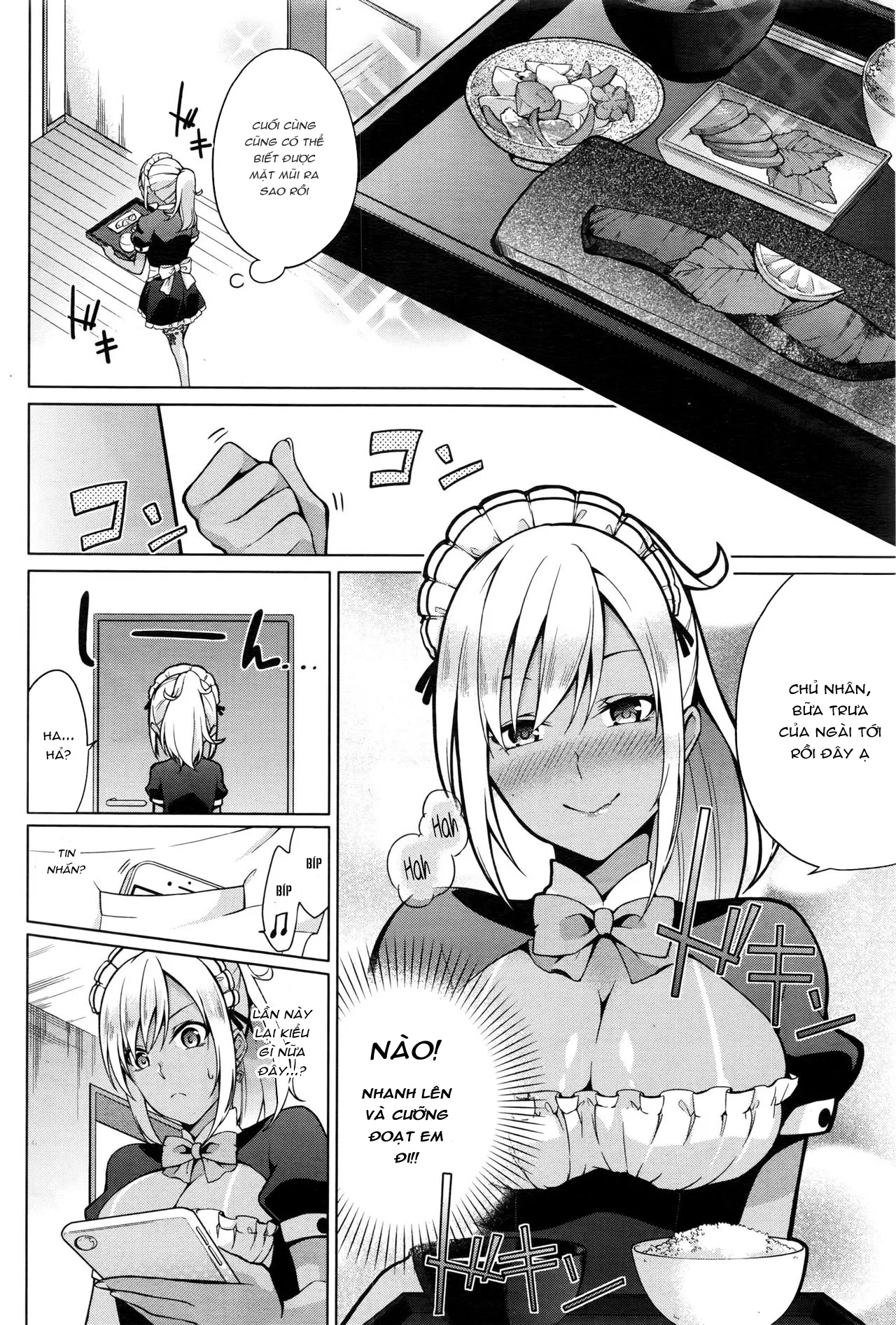 HentaiVN.net - Ảnh 6 - Gohoushi Shimasu! [Em Sẽ Phục Vụ Ngài!] - Chap 1