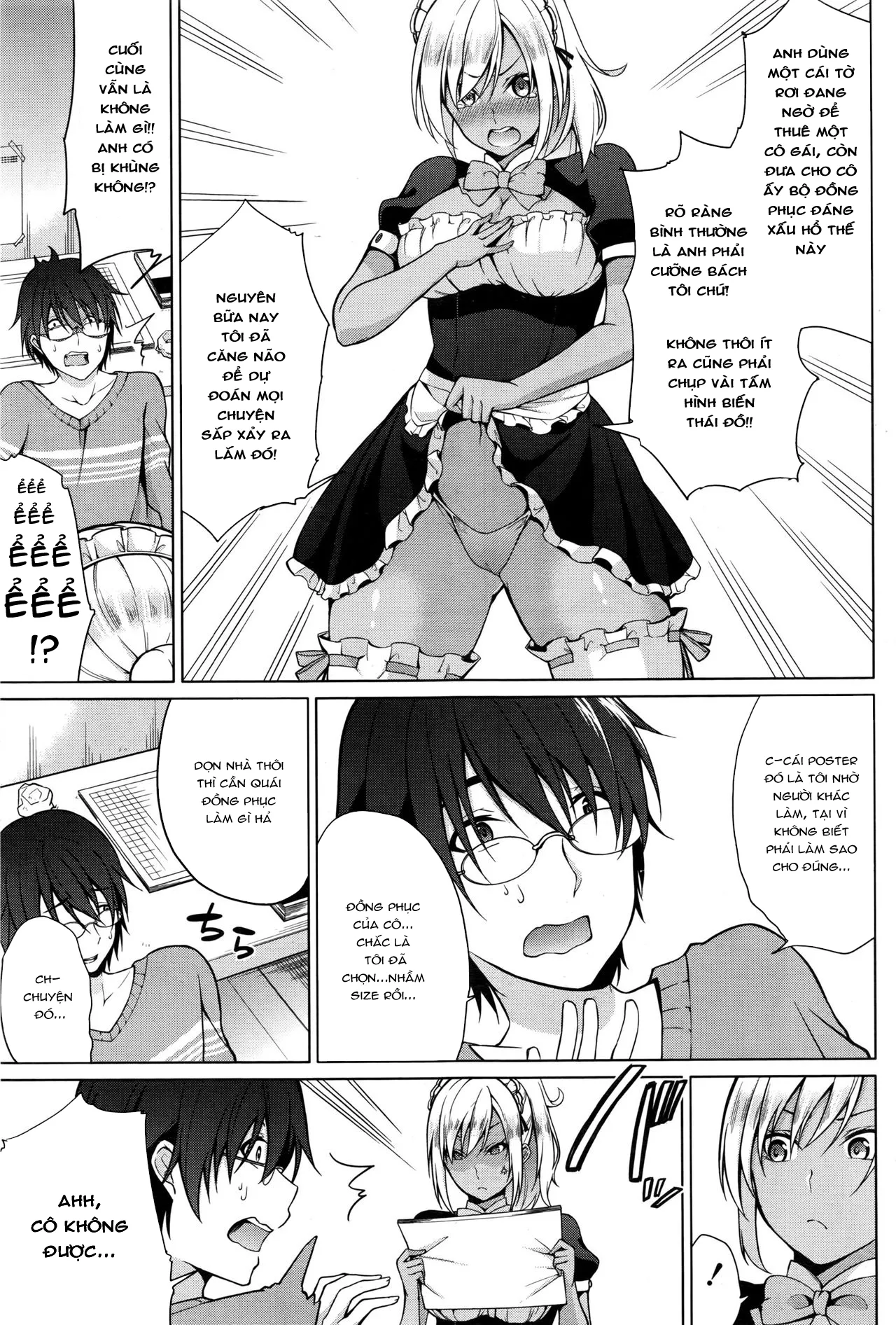 HentaiVN.net - Ảnh 9 - Gohoushi Shimasu! [Em Sẽ Phục Vụ Ngài!] - Chap 1