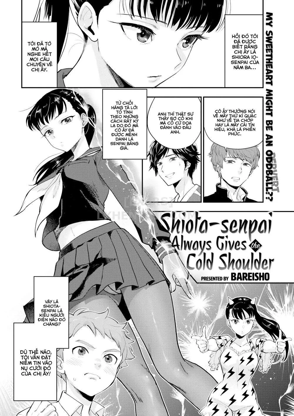 HentaiVN.net - Ảnh 4 - Shiota-senpai Always Gives the Cold Shoulder [Comic Kairakuten 2019-12] - Chap 1