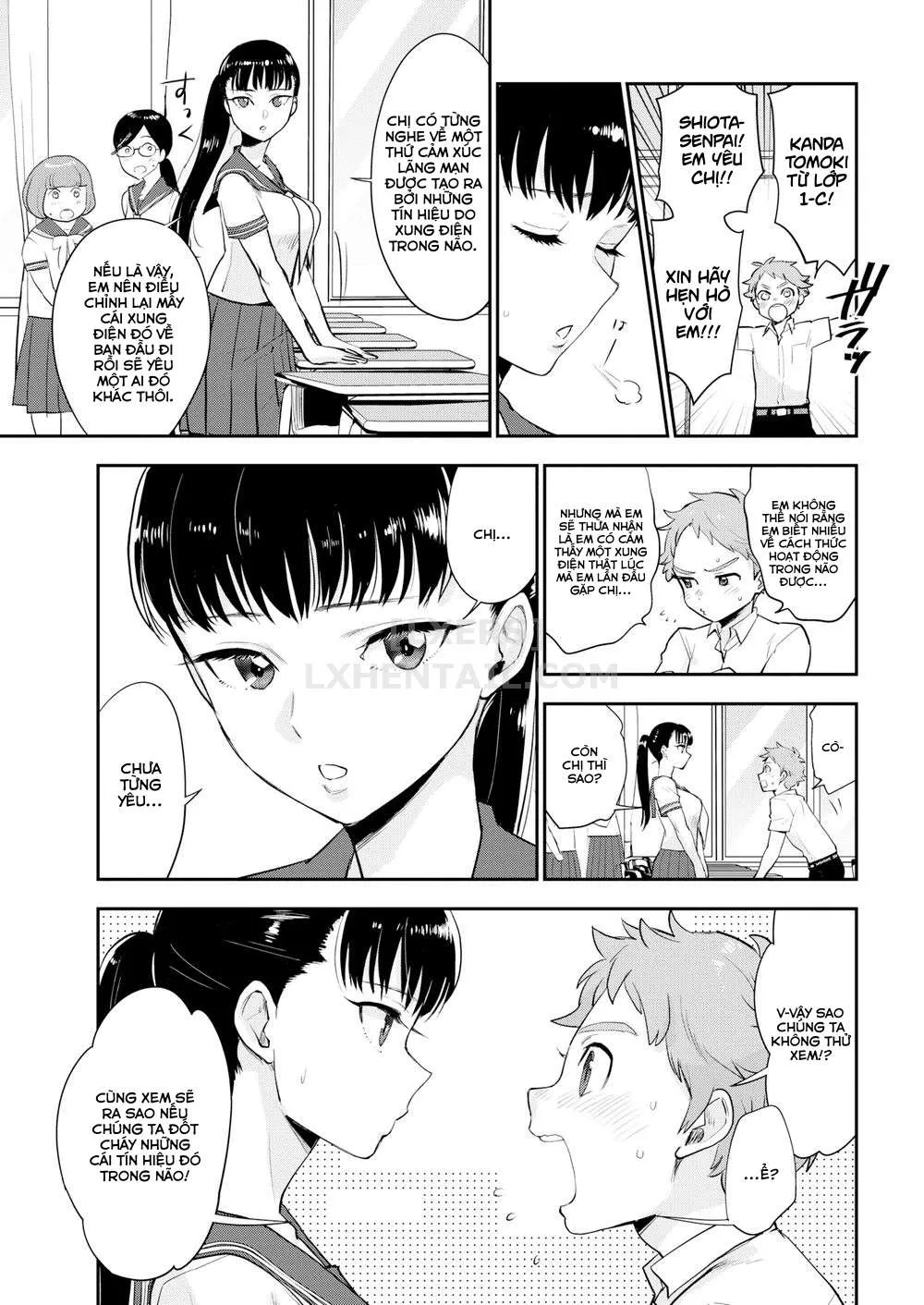 HentaiVN.net - Ảnh 5 - Shiota-senpai Always Gives the Cold Shoulder [Comic Kairakuten 2019-12] - Chap 1