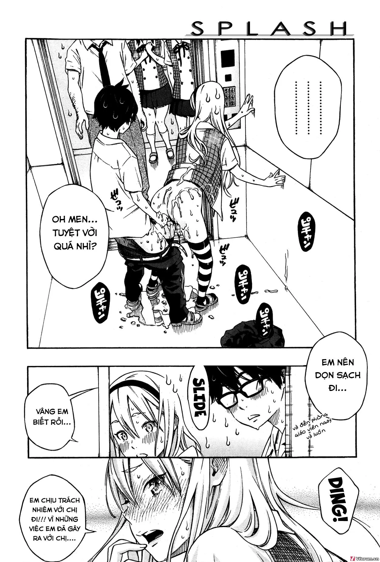 HentaiVN.net - Ảnh 21 - Thang máy tình yêu [Splash] - Chap 1