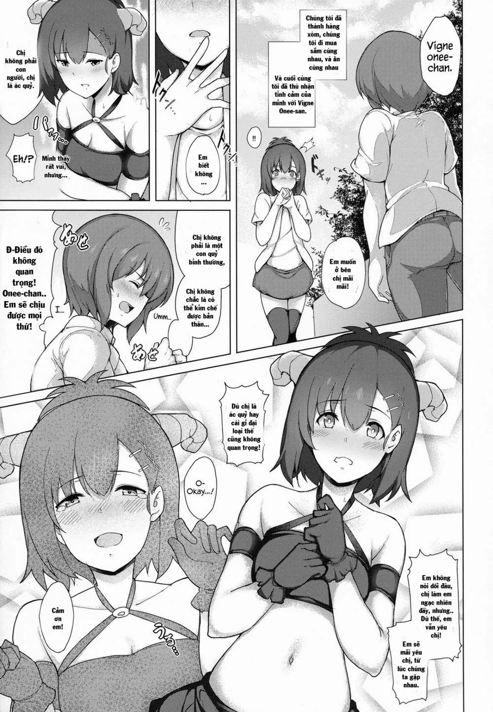 HentaiVN.net - Ảnh 6 - Succubus Vigne Onee-chan to Amaama Sex (Gabriel DropOut) - Chap 1