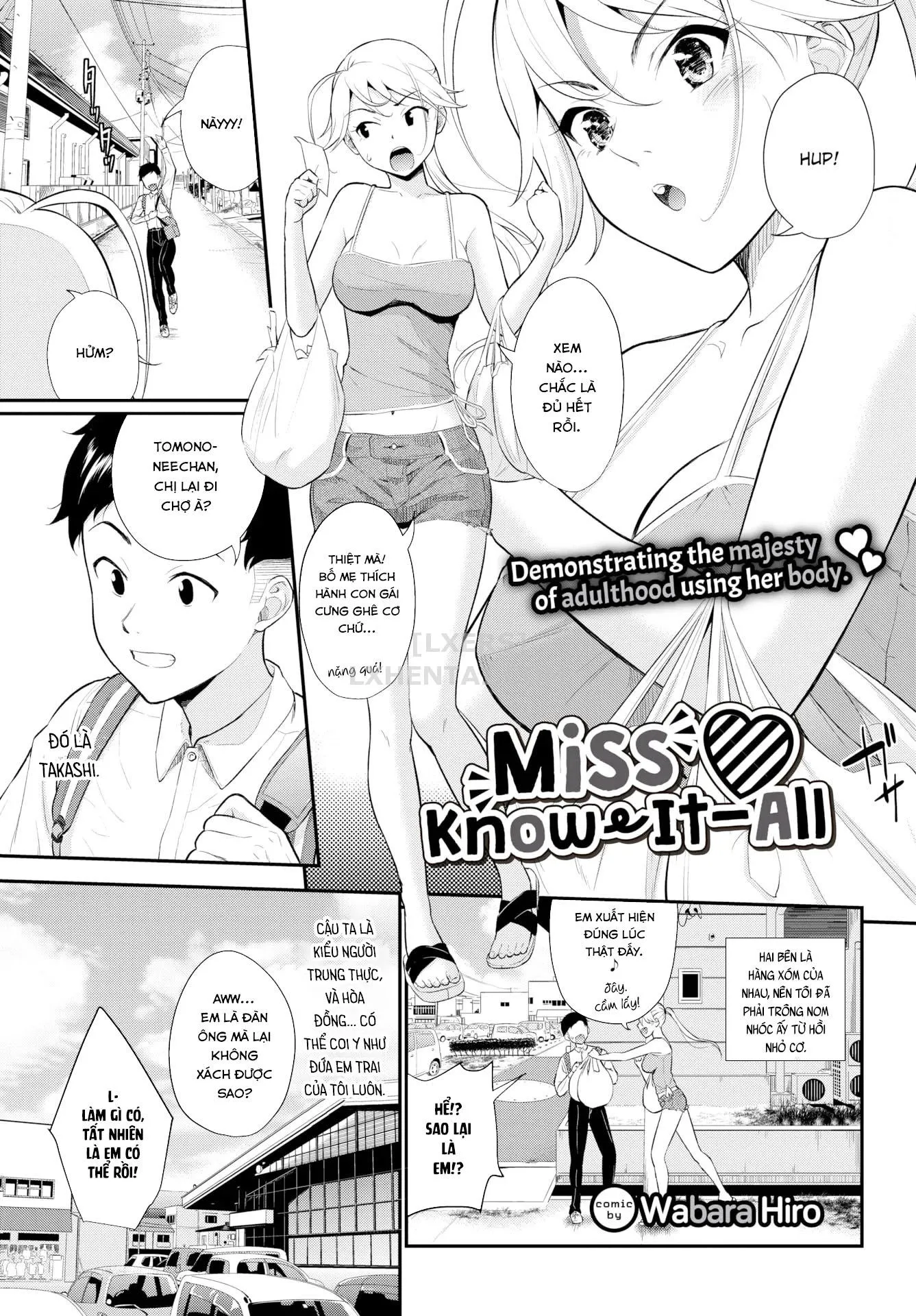 HentaiVN.net - Ảnh 5 - Miss Know-It-All - Chap 1