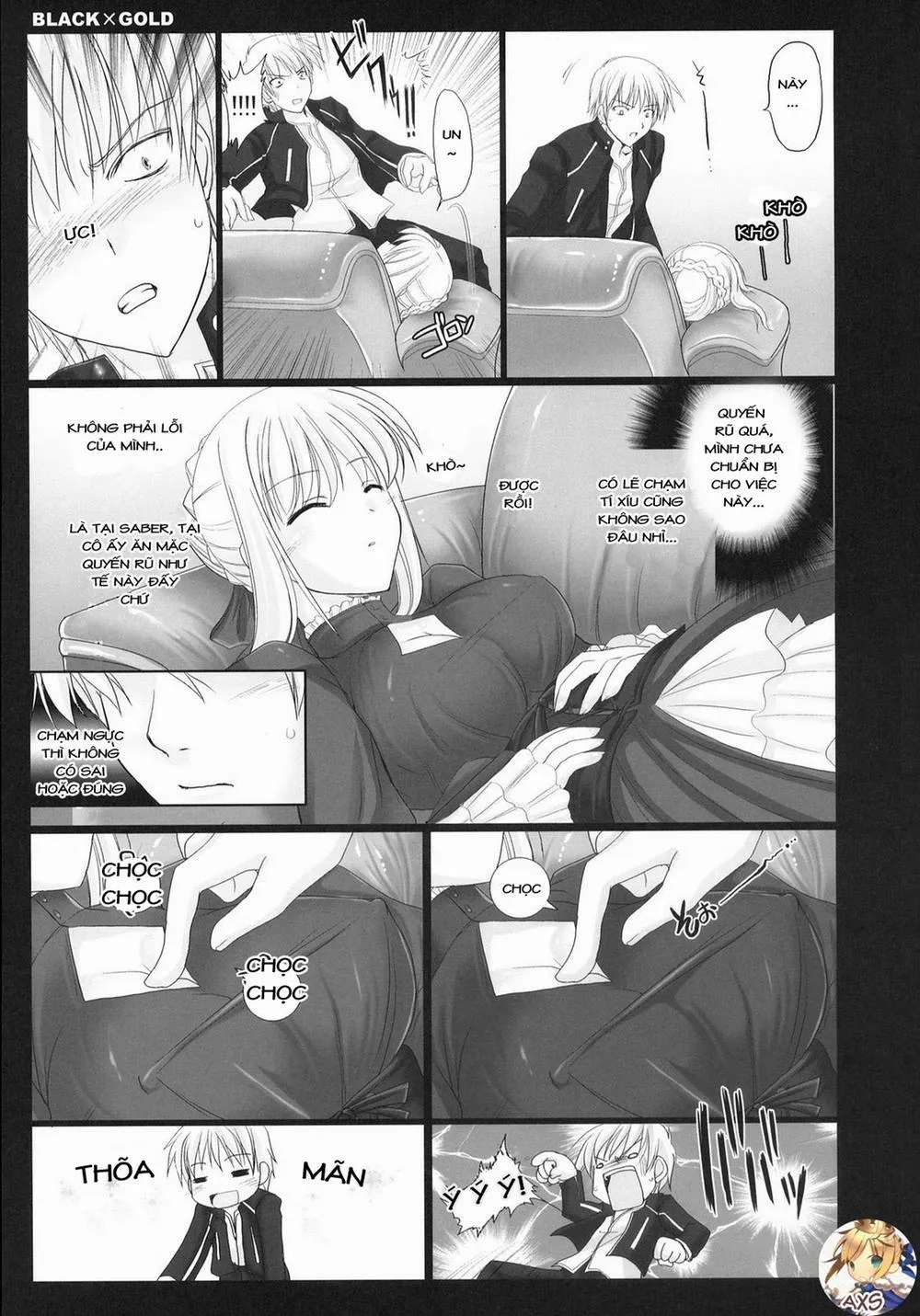 HentaiVN.net - Ảnh 10 - BLACKxGOLD (Fate/Hollow Ataraxia) - Chap 1