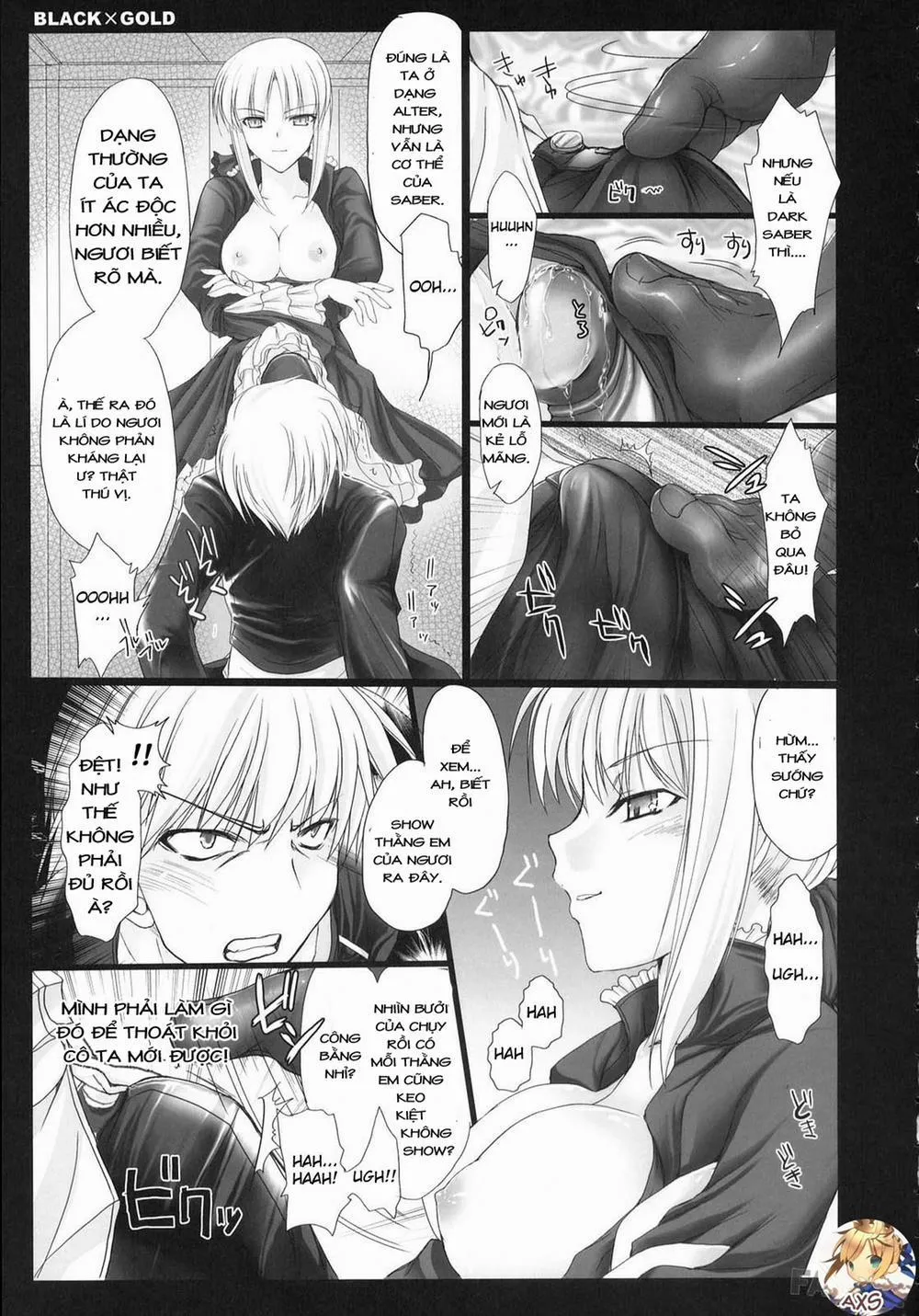 HentaiVN.net - Ảnh 14 - BLACKxGOLD (Fate/Hollow Ataraxia) - Chap 1