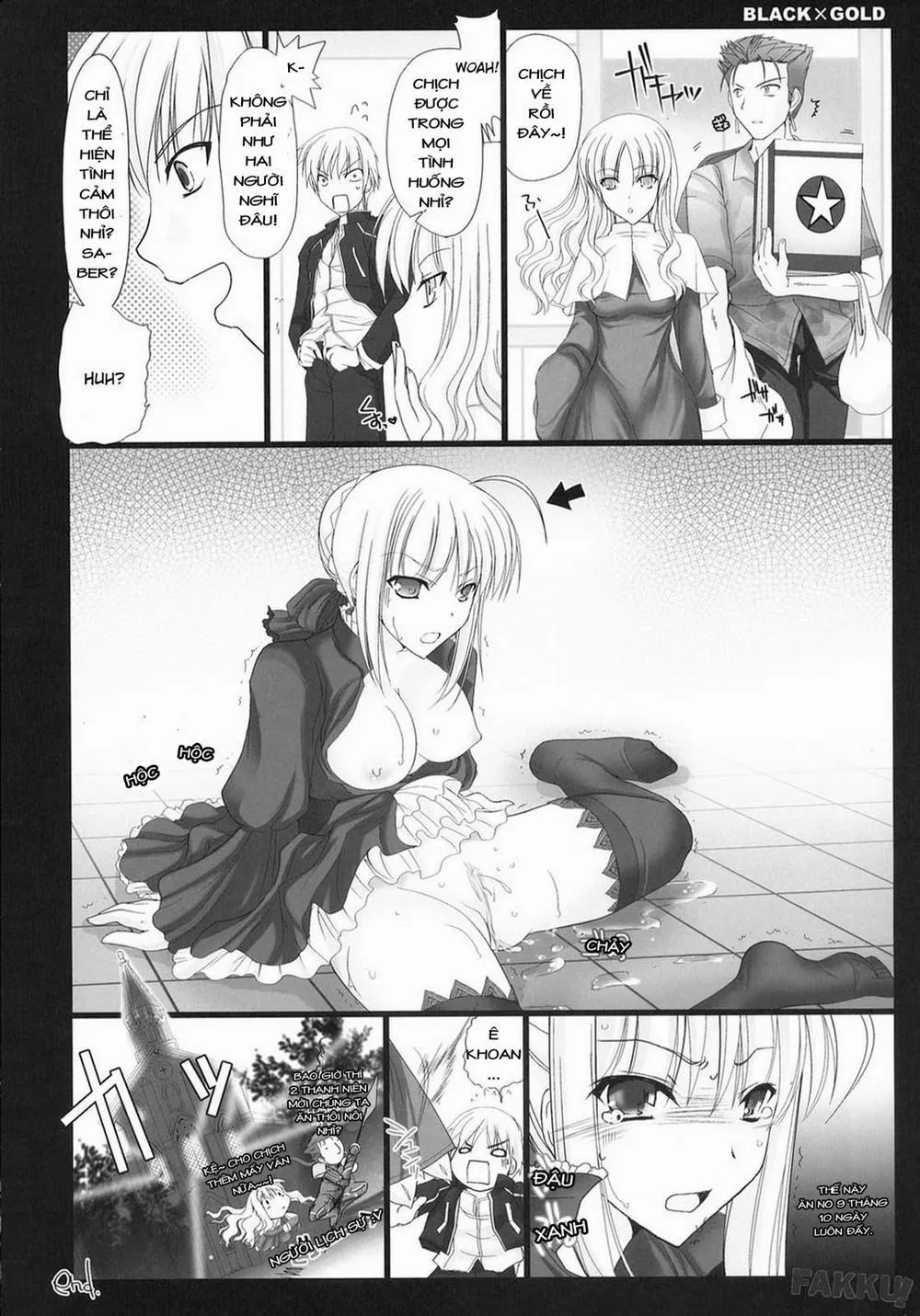 HentaiVN.net - Ảnh 31 - BLACKxGOLD (Fate/Hollow Ataraxia) - Chap 1