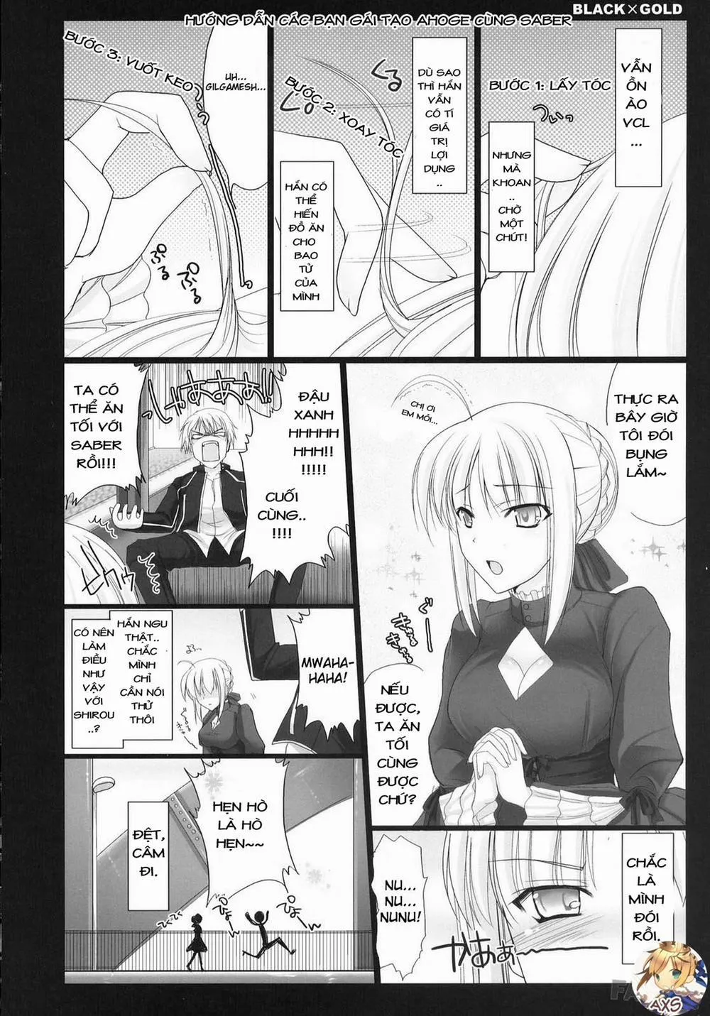HentaiVN.net - Ảnh 7 - BLACKxGOLD (Fate/Hollow Ataraxia) - Chap 1