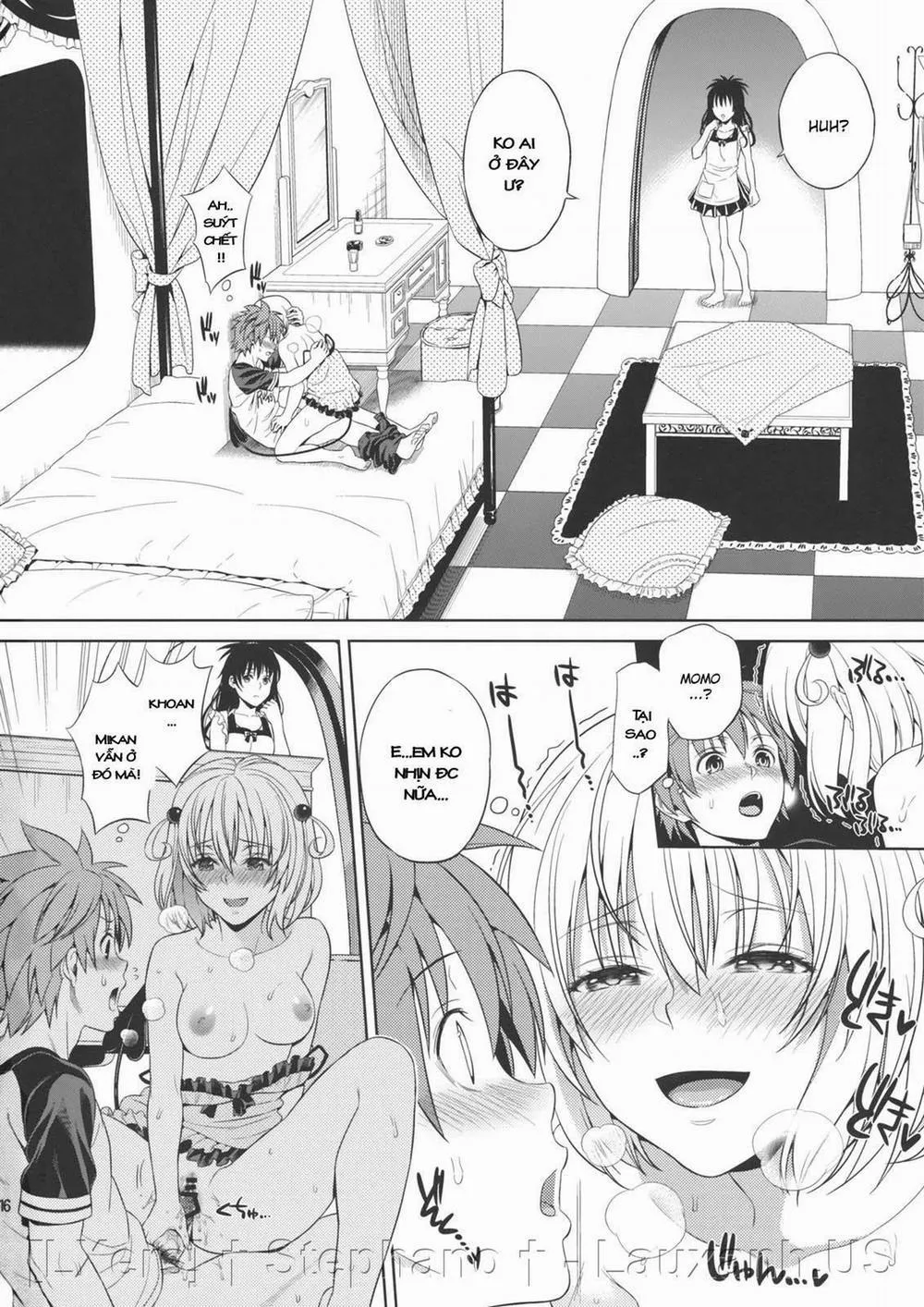 HentaiVN.net - Ảnh 12 - Momoiro Passion (To LOVE-Ru Darkness) - Chap 1