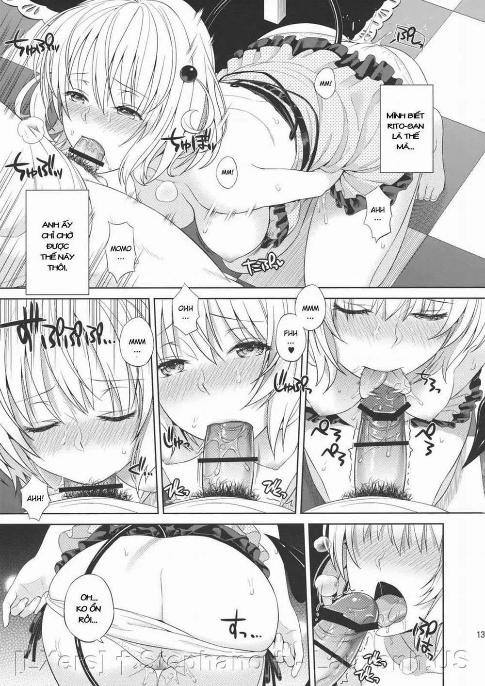 HentaiVN.net - Ảnh 9 - Momoiro Passion (To LOVE-Ru Darkness) - Chap 1