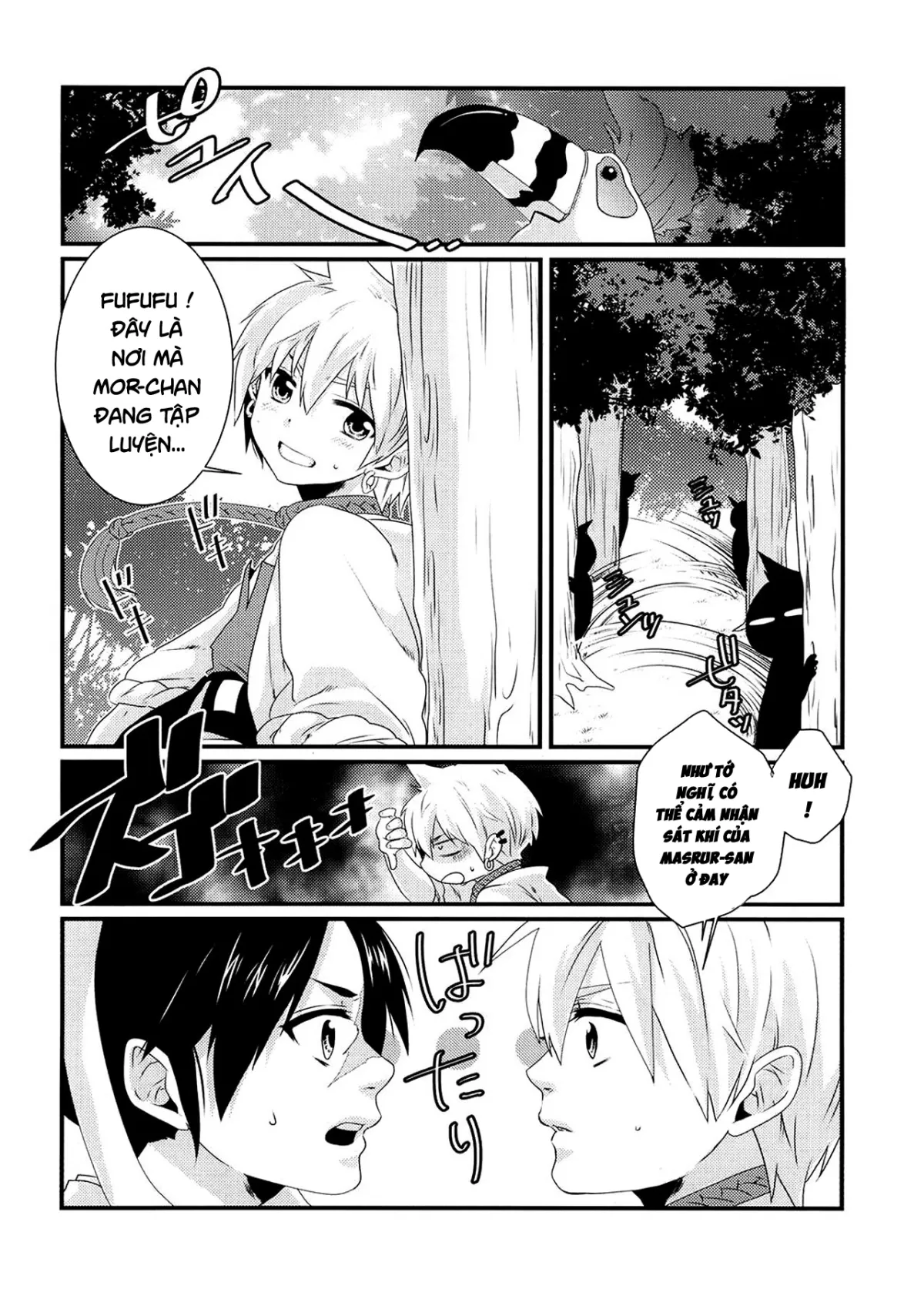 HentaiVN.net - Ảnh 4 - Lần đầu Morgiana mặc quần lót [Morgiana ga Hajimete Pantsu o Haita Hon! A book where Morgiana wears panties for the first time (Magi)] - Chap 1