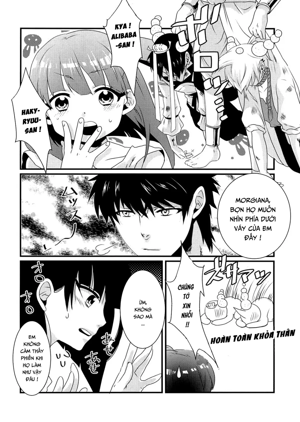 HentaiVN.net - Ảnh 6 - Lần đầu Morgiana mặc quần lót [Morgiana ga Hajimete Pantsu o Haita Hon! A book where Morgiana wears panties for the first time (Magi)] - Chap 1