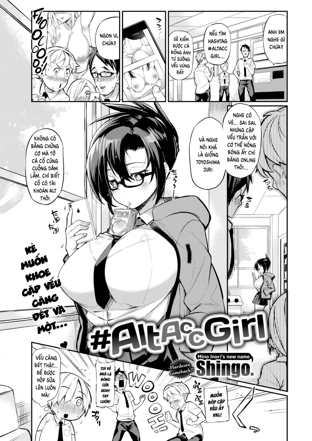 HentaiVN.net - Ảnh 2 - AltAccGirl - Chap 1