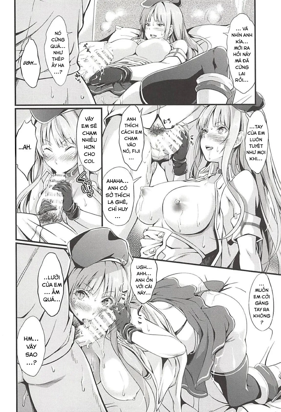 HentaiVN.net - Ảnh 14 - Đêm ngọt ngào trước lễ cưới với Fiji. [Fiji to Amaama Kekkon Zenya; The Sweet Night Before The Wedding With Fiji] - Chap 1