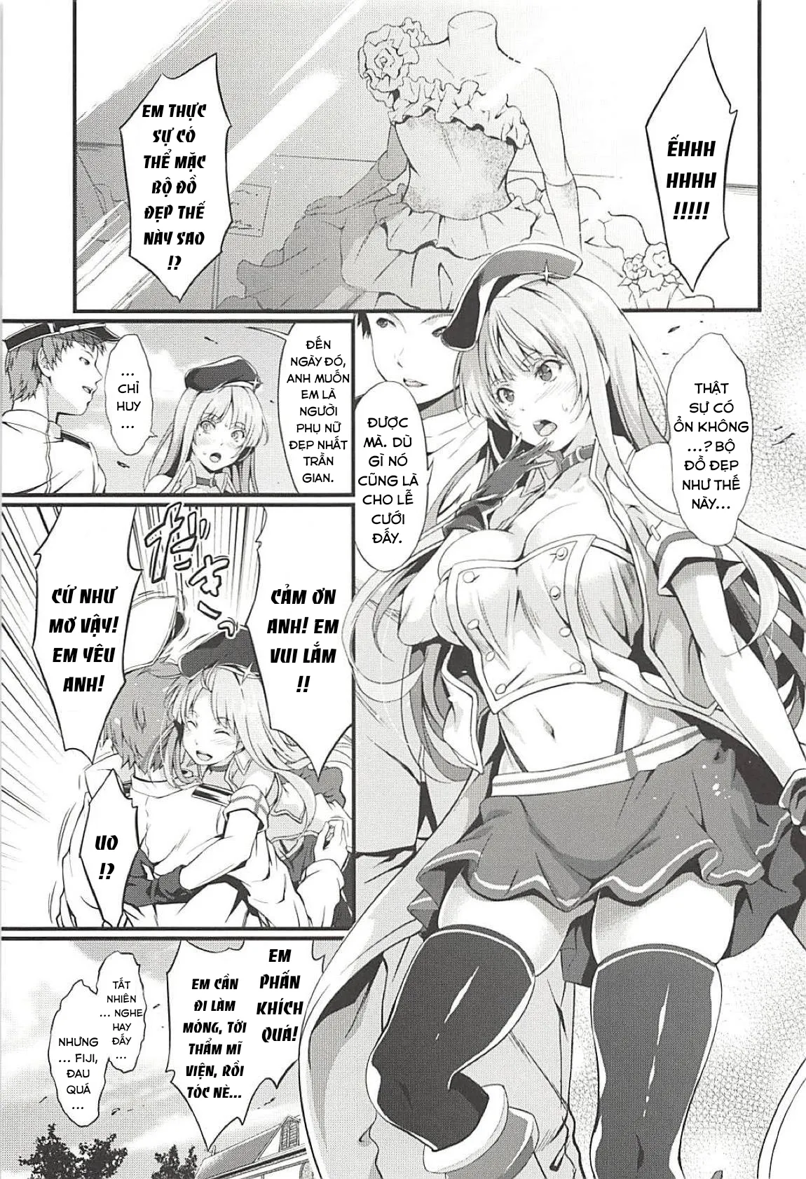 HentaiVN.net - Ảnh 5 - Đêm ngọt ngào trước lễ cưới với Fiji. [Fiji to Amaama Kekkon Zenya; The Sweet Night Before The Wedding With Fiji] - Chap 1
