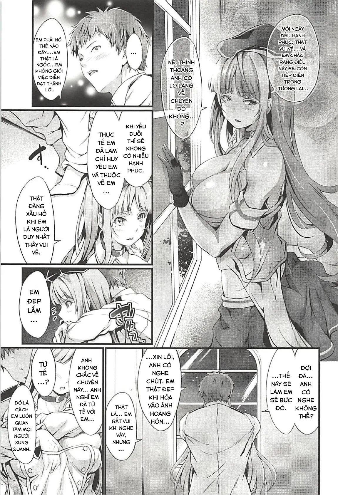 HentaiVN.net - Ảnh 7 - Đêm ngọt ngào trước lễ cưới với Fiji. [Fiji to Amaama Kekkon Zenya; The Sweet Night Before The Wedding With Fiji] - Chap 1