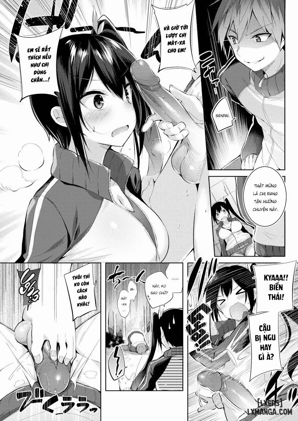 HentaiVN.net - Ảnh 7 - Hayase-senpai and Her Alluring Legs - Chap 1