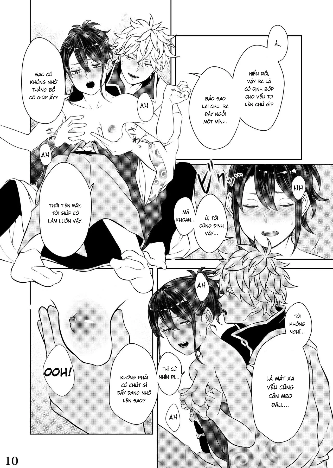 HentaiVN.net - Ảnh 8 - Mebuki (Gintama) [めぶき] - Chap 1